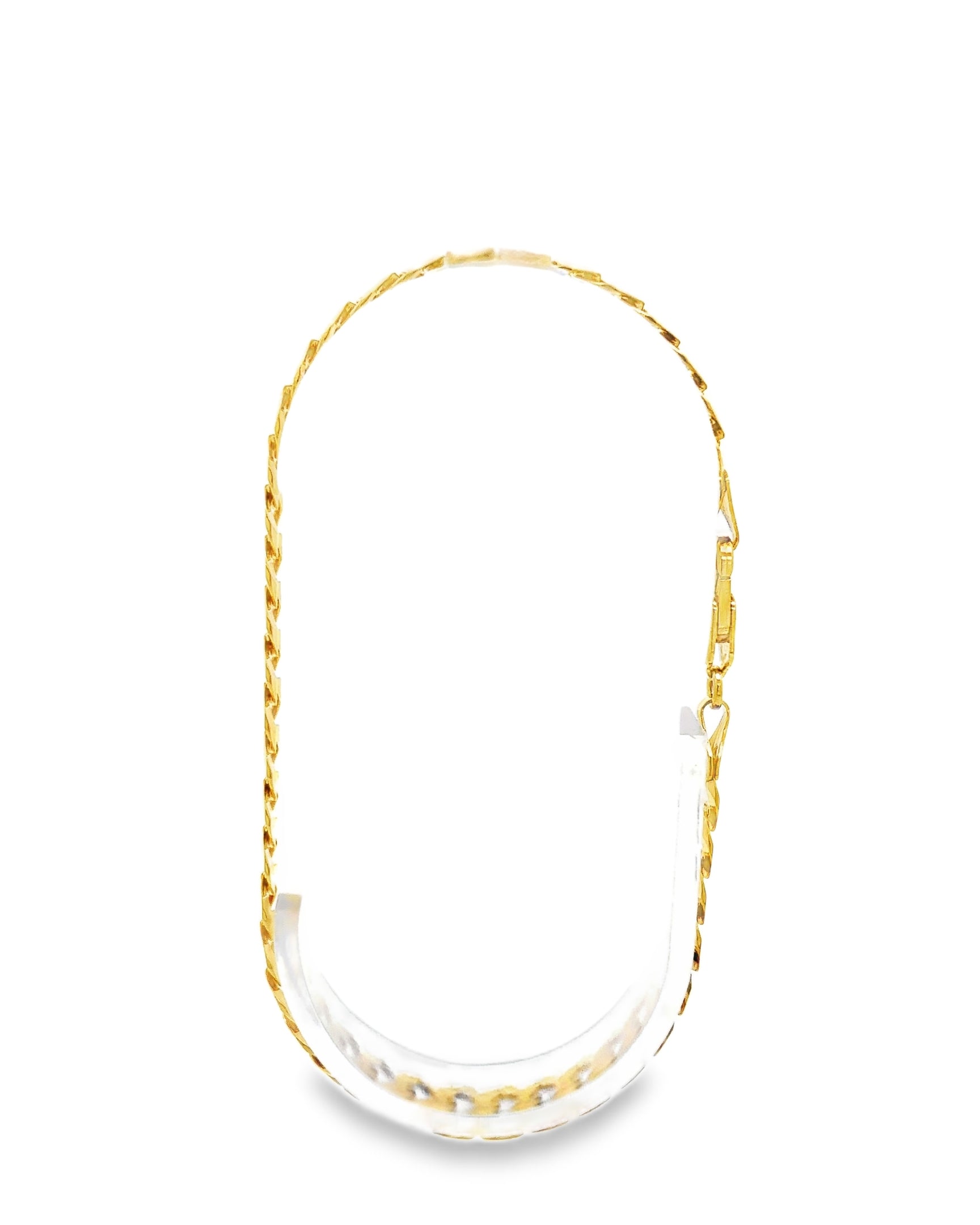 PULSERA BARBADA DE ORO 14K