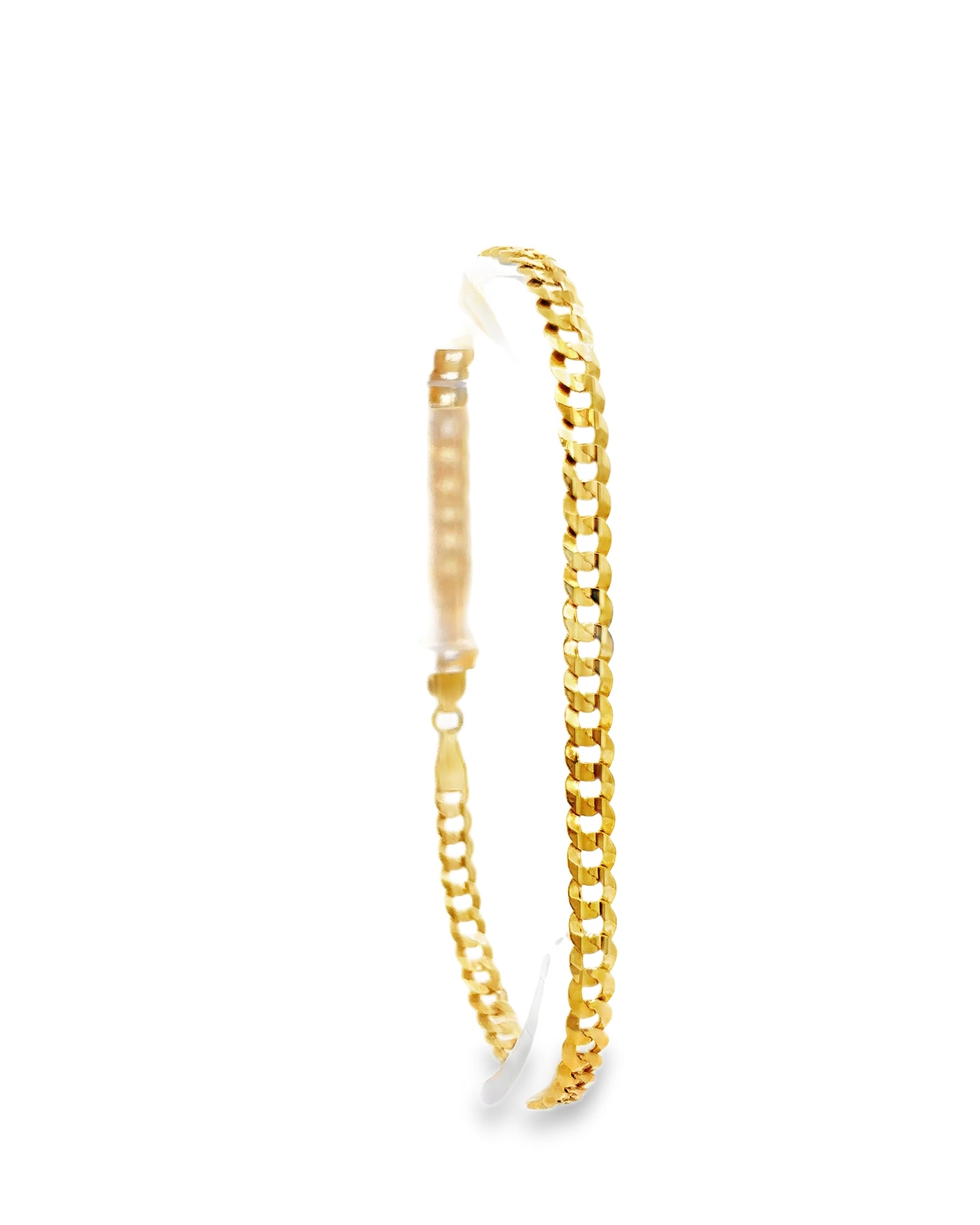 PULSERA BARBADA DE ORO 14K