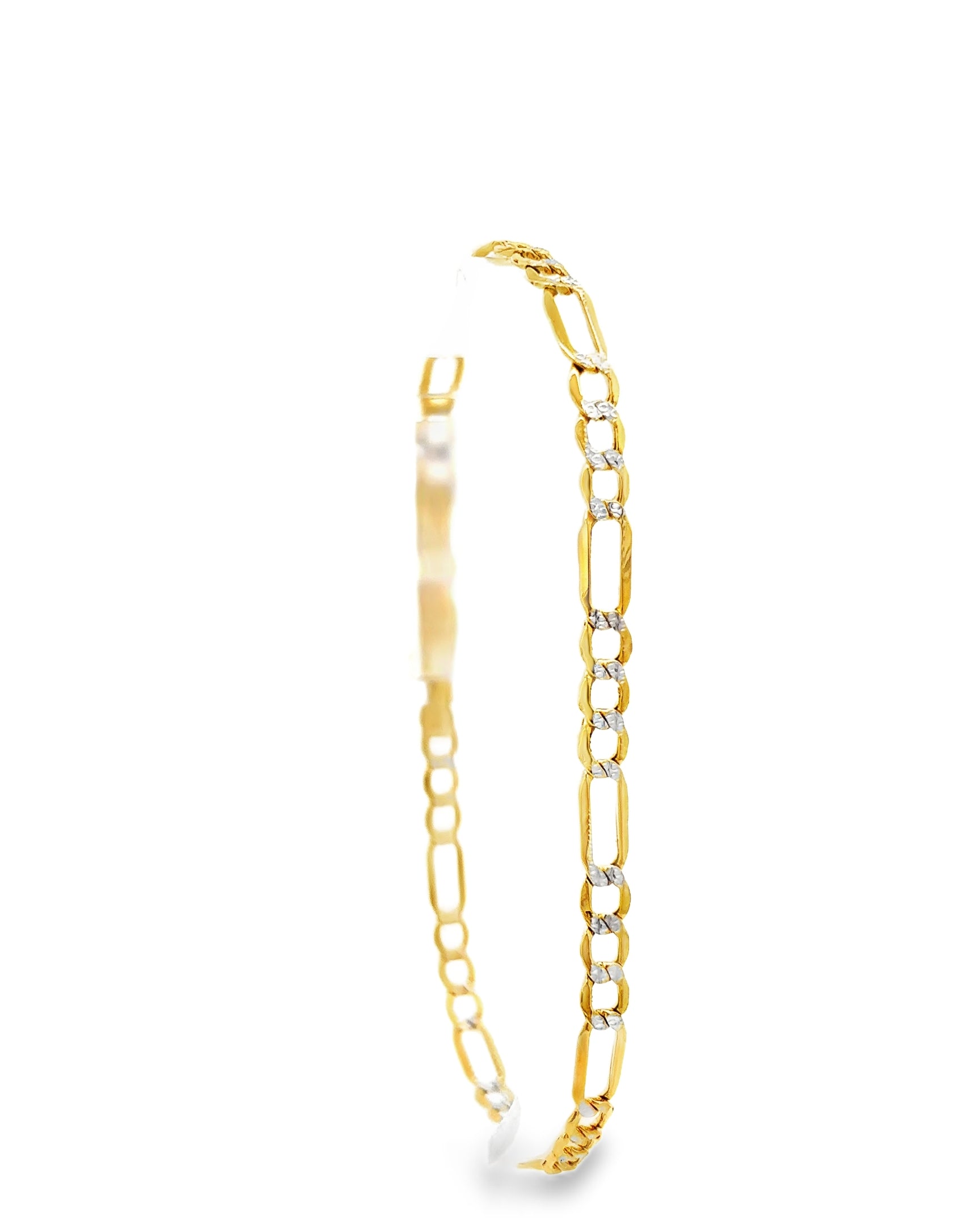 PULSERA DE TEJIDO ESPECIAL DE ORO 14K