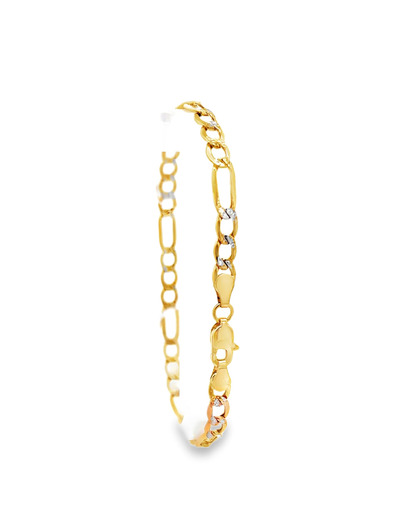 PULSERA DE TEJIDO ESPECIAL DE ORO 14K