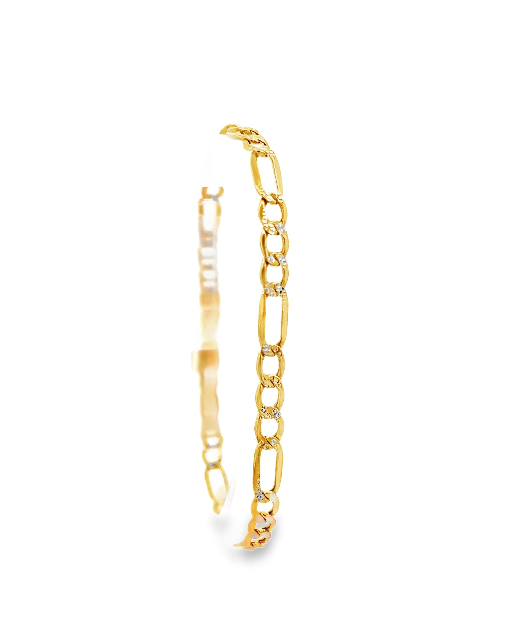 PULSERA DE TEJIDO ESPECIAL DE ORO 14K