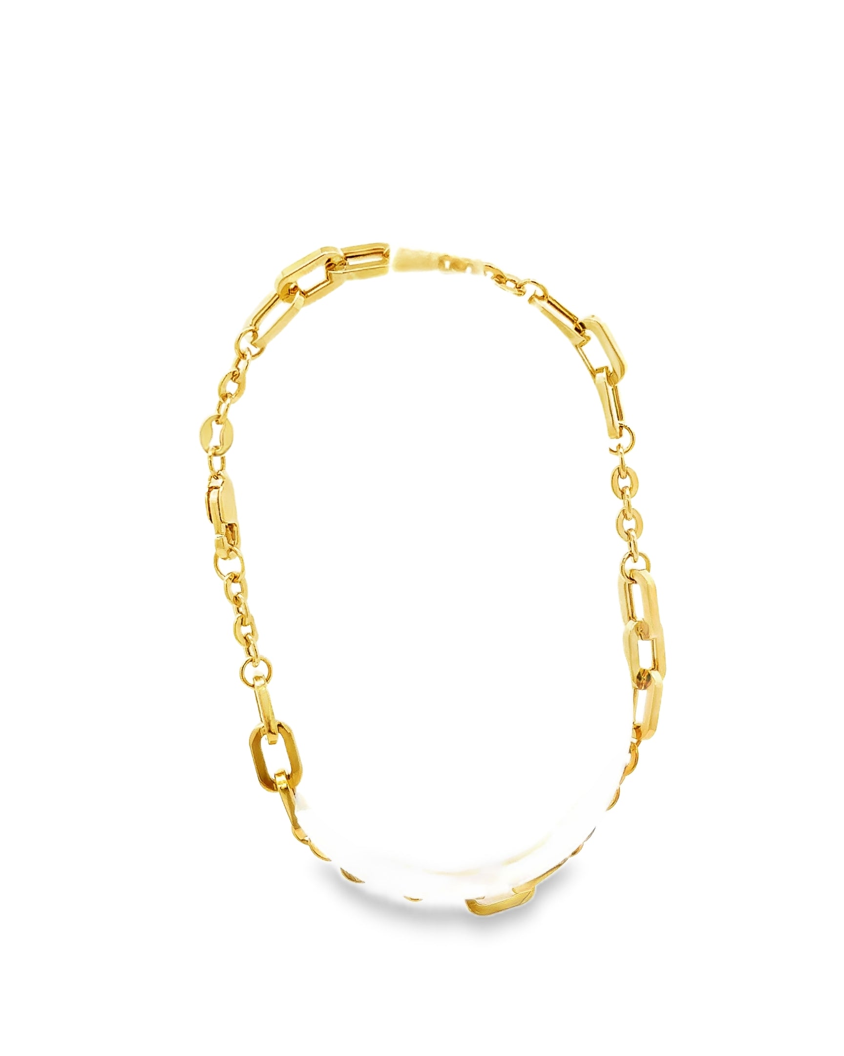 PULSERA DE TEJIDO ESPECIAL DE ORO 14K