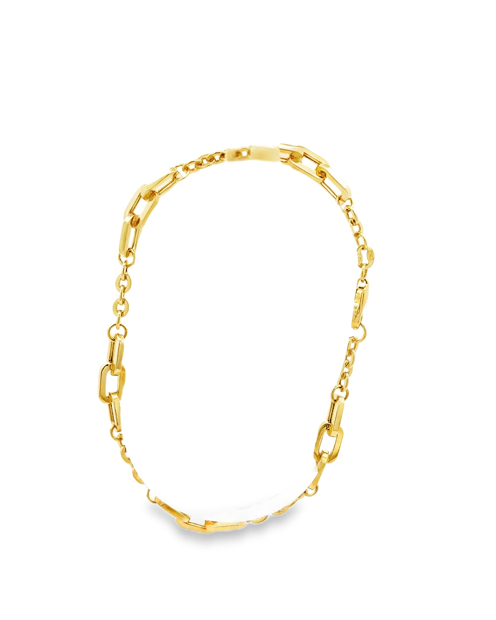 PULSERA DE TEJIDO ESPECIAL DE ORO 14K
