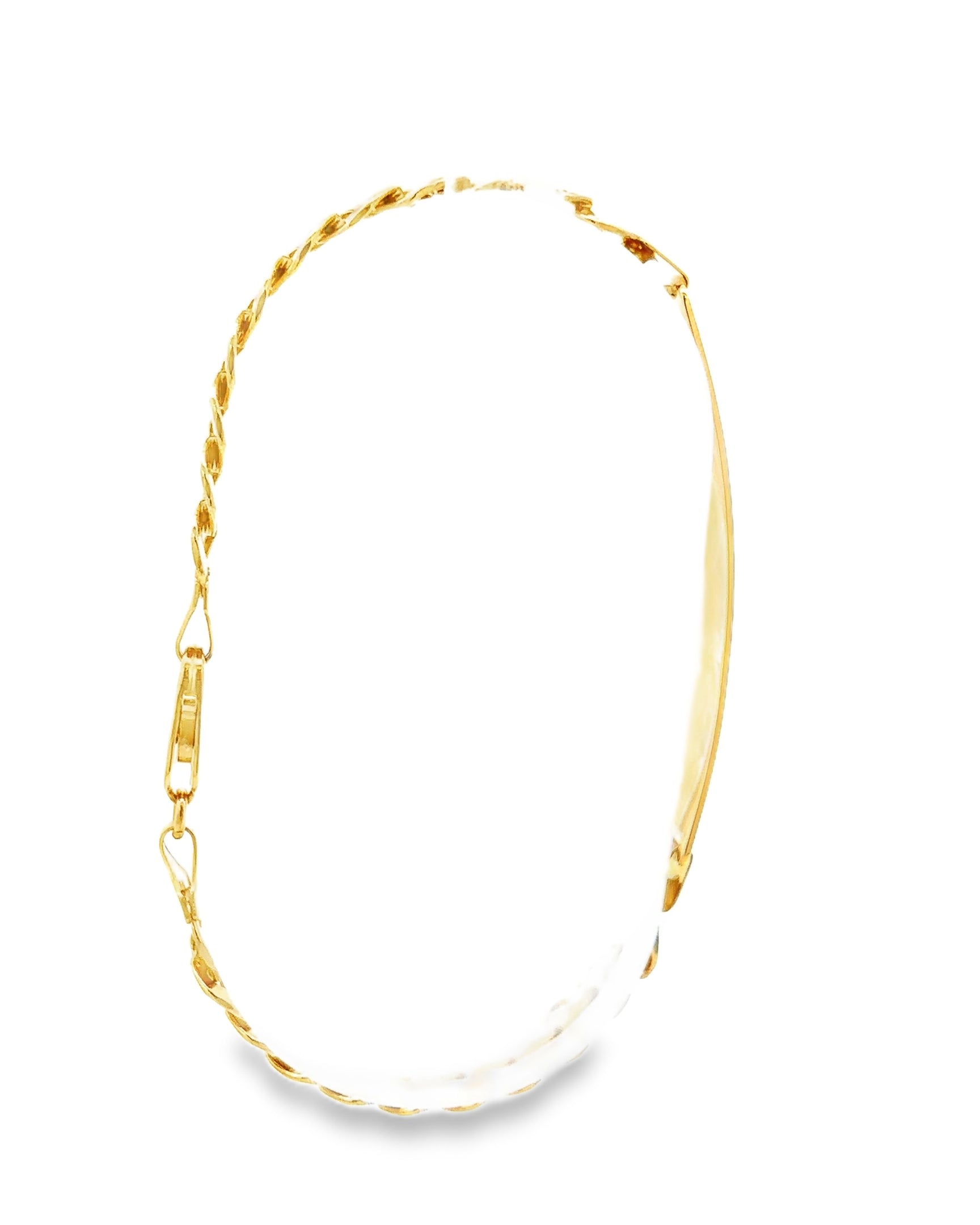 ESCLAVA BARBADA DE ORO 14K