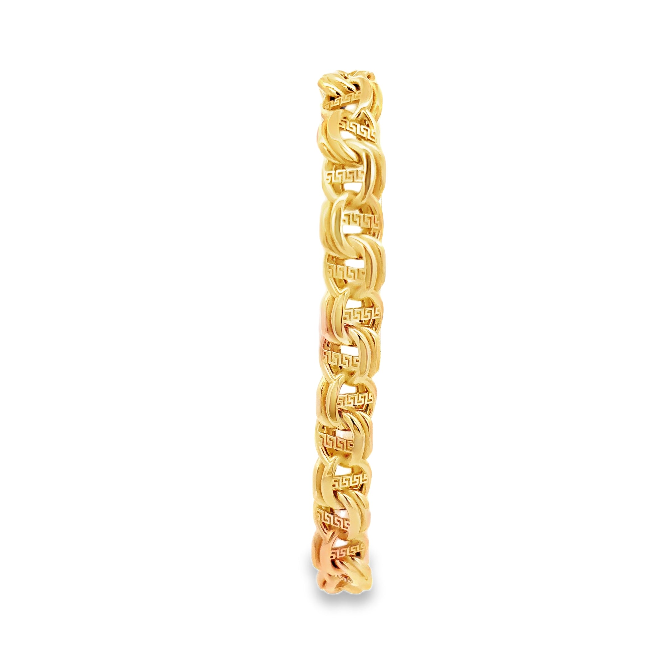 PULSERA DE ORO 14K CON BROCHE
