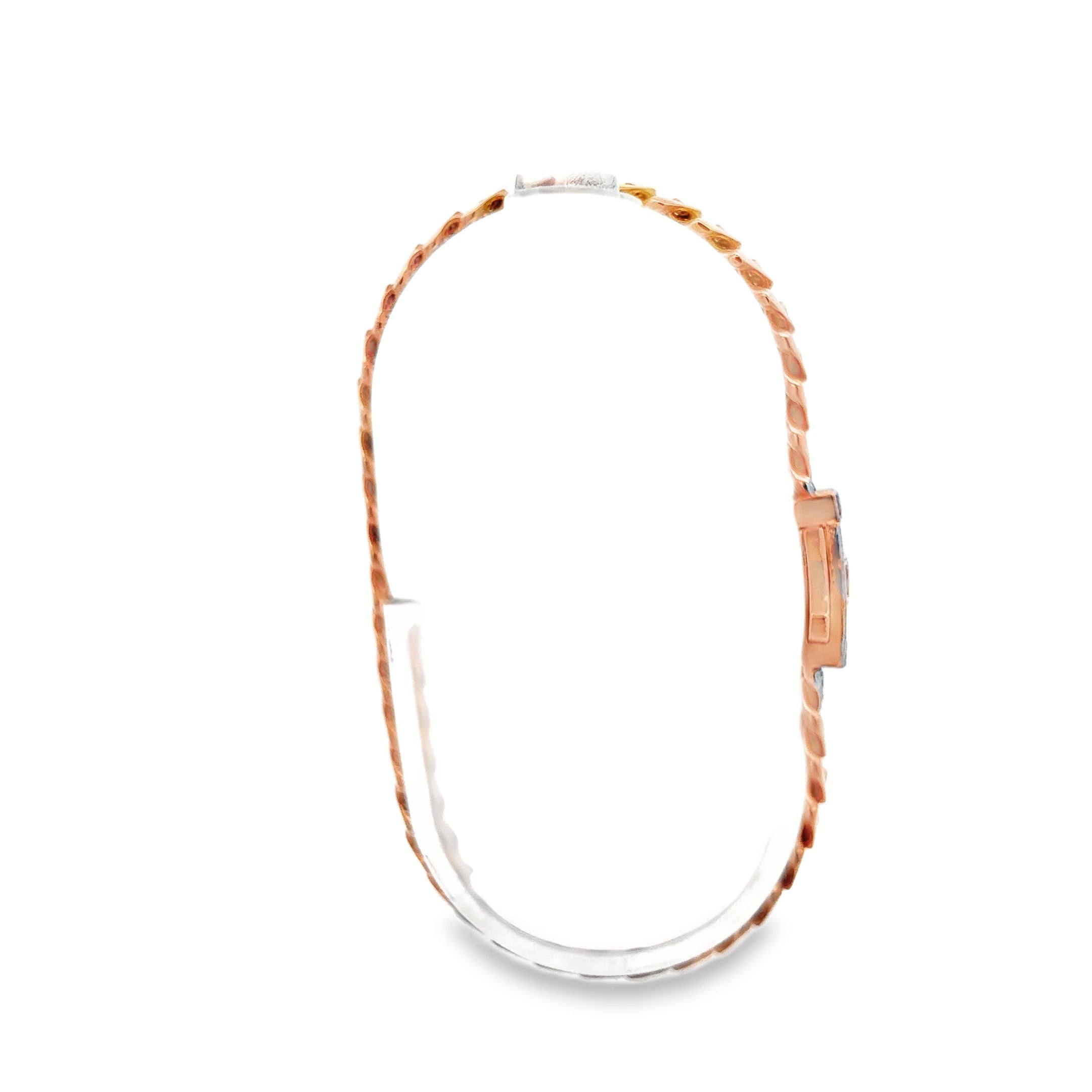 PULSERA DE ORO 14K CON BROCHE