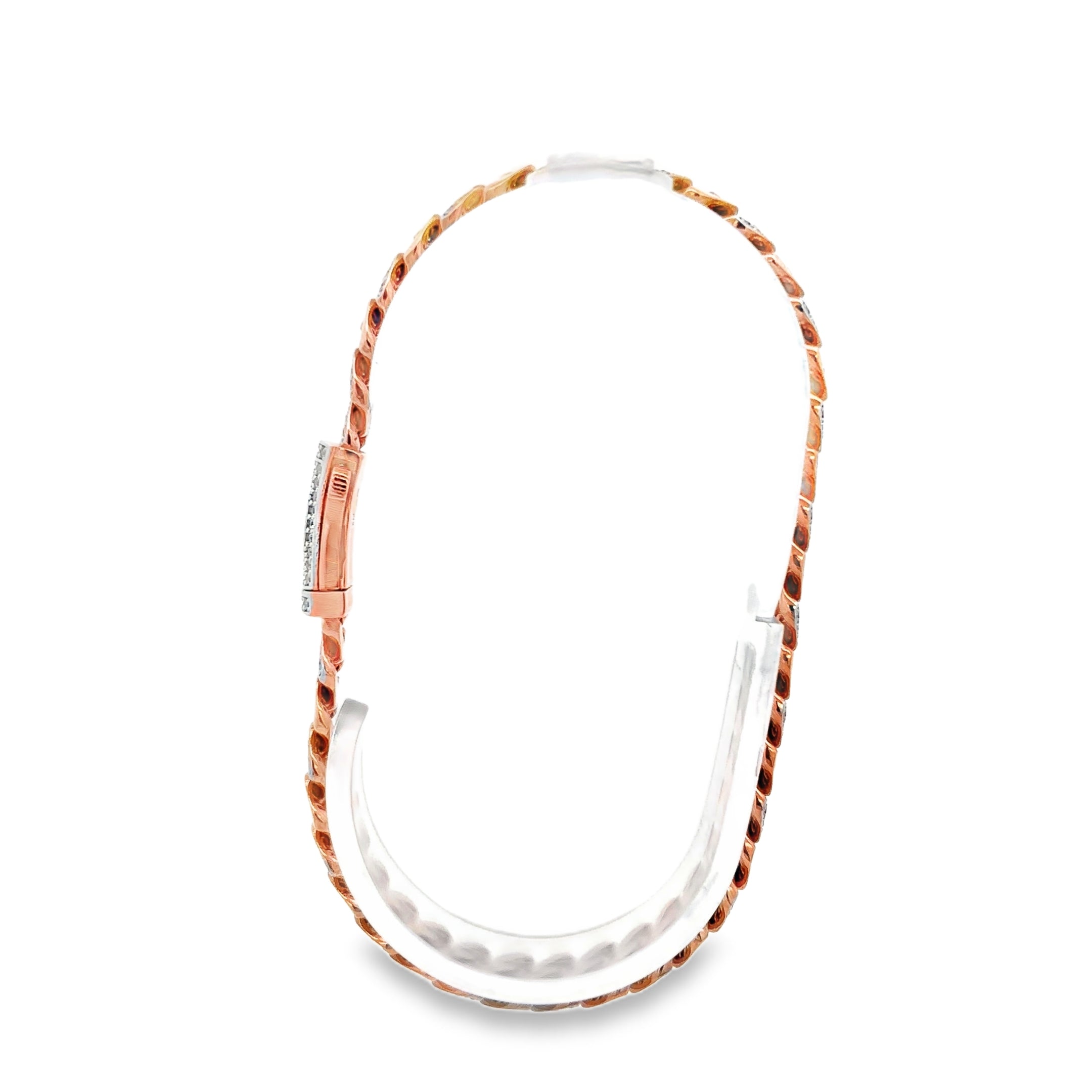 PULSERA DE ORO 14K CON BROCHE