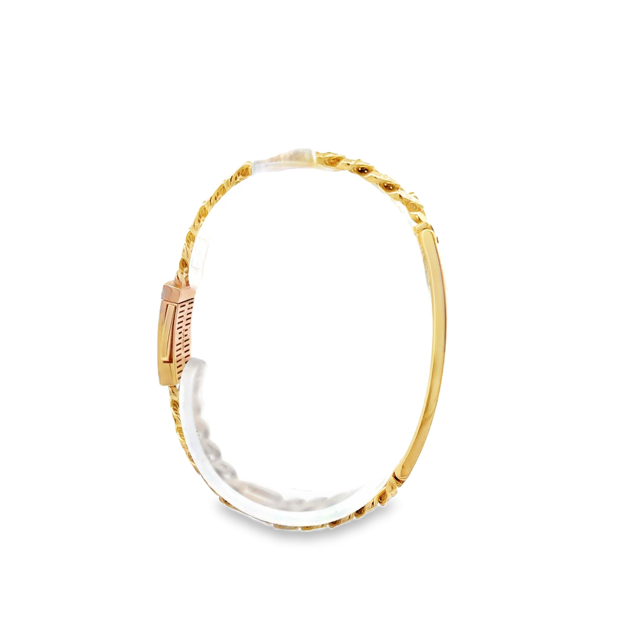 ESCLAVA CON BROCHE EN ORO DE 14K