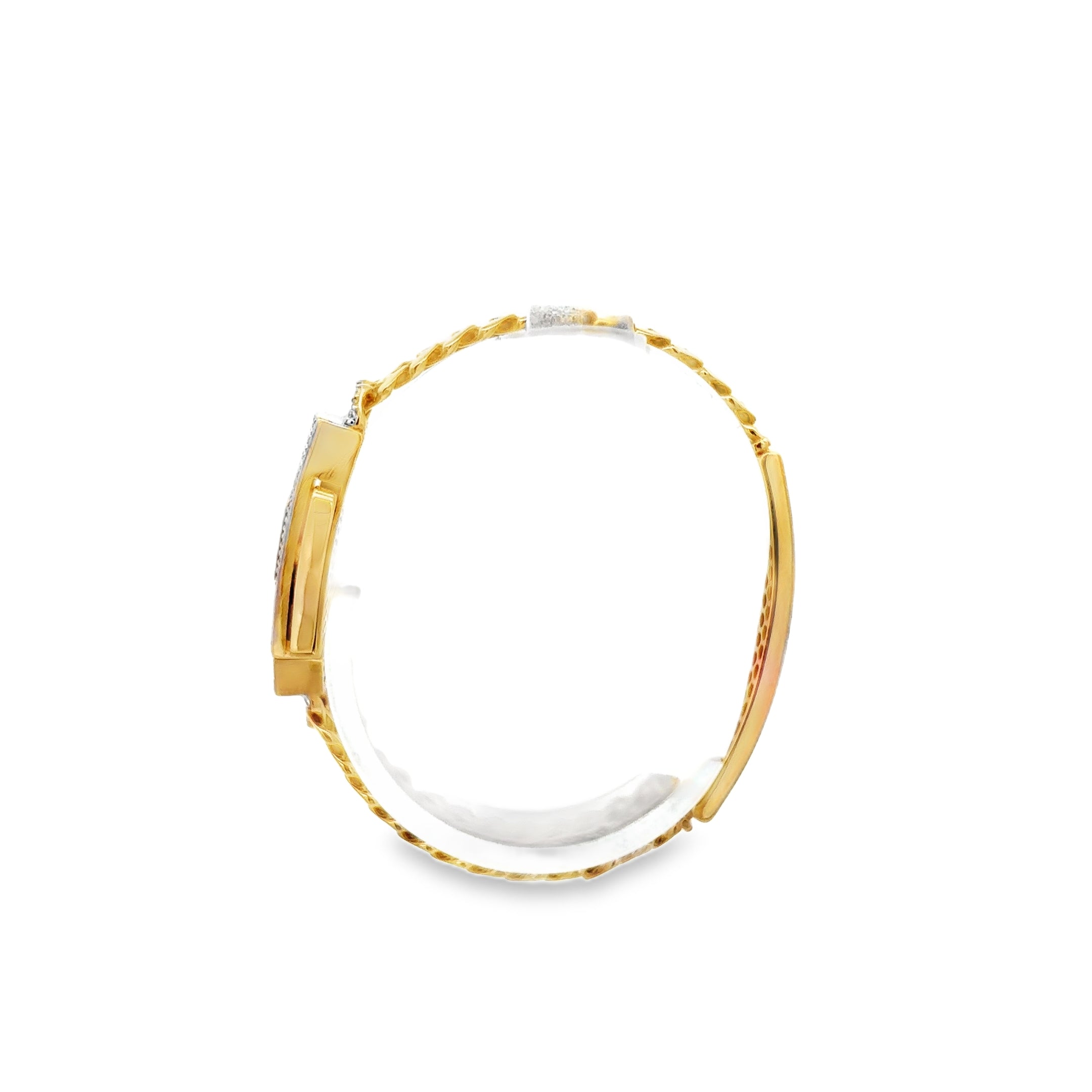 PULSERA DE ORO 14K CON BROCHE