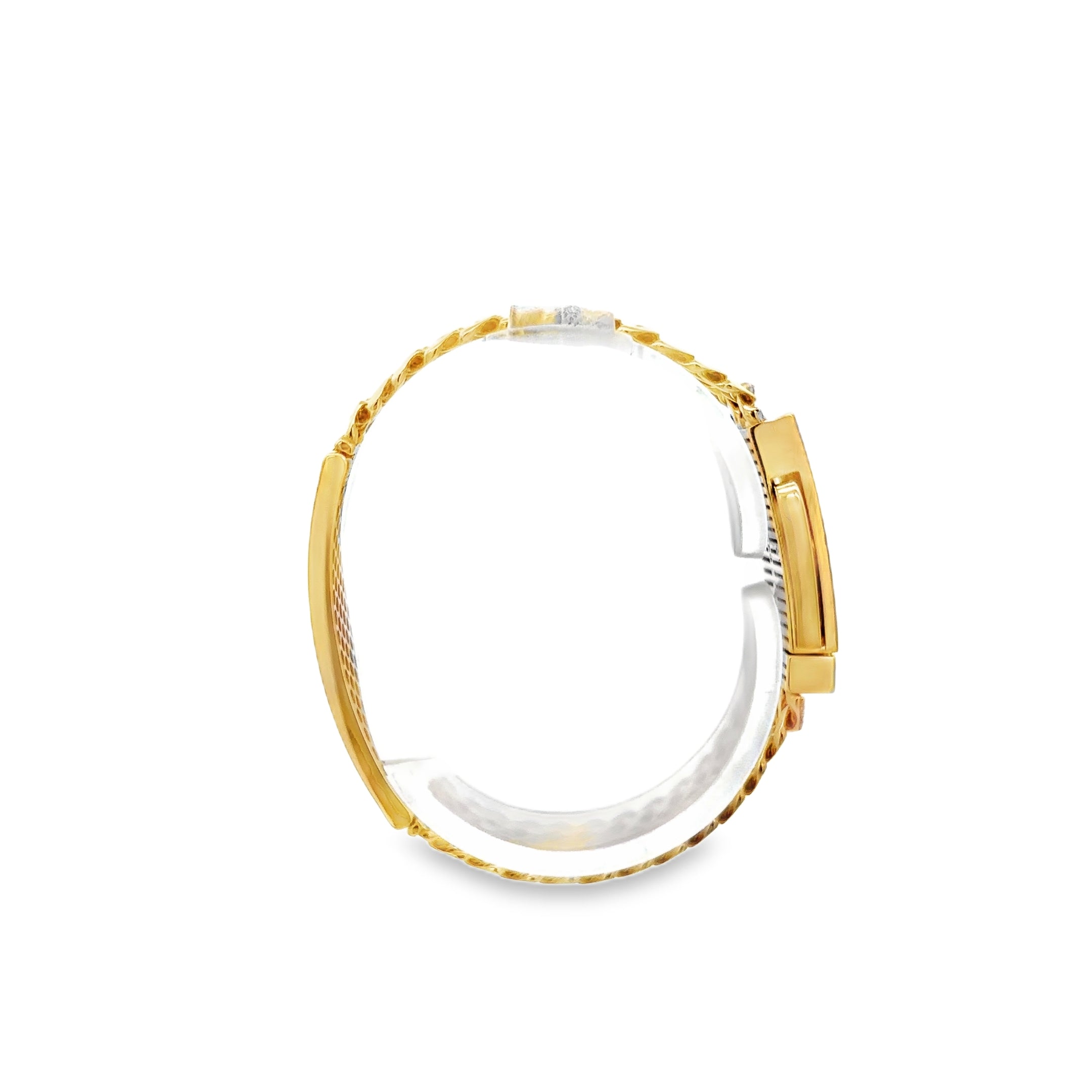 PULSERA DE ORO 14K CON BROCHE