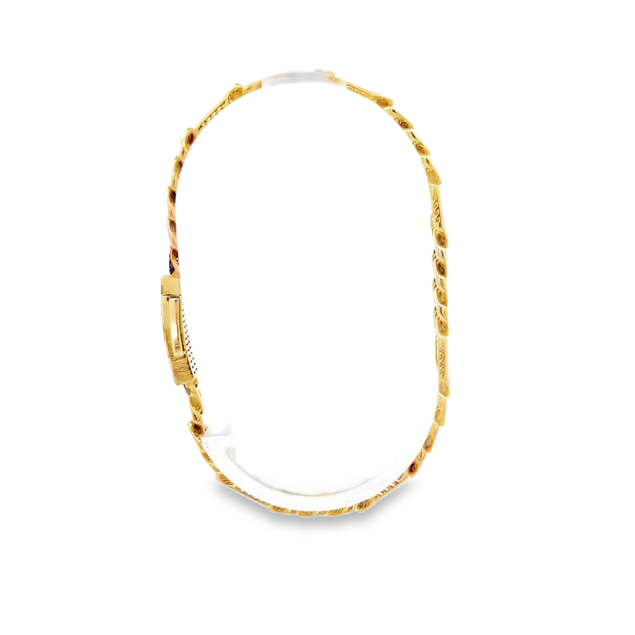 PULSERA DE ORO 14K CON BROCHE