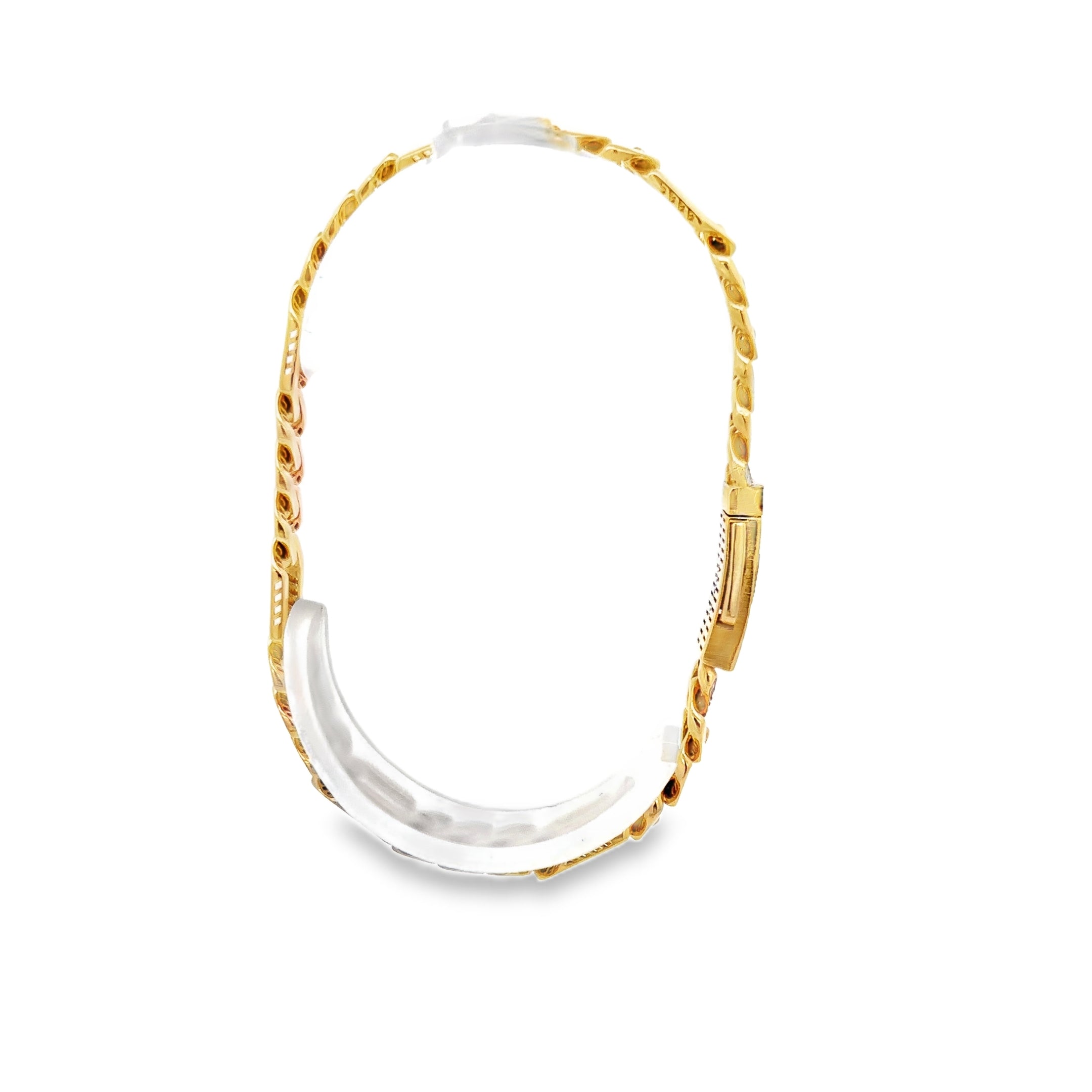 PULSERA DE ORO 14K CON BROCHE