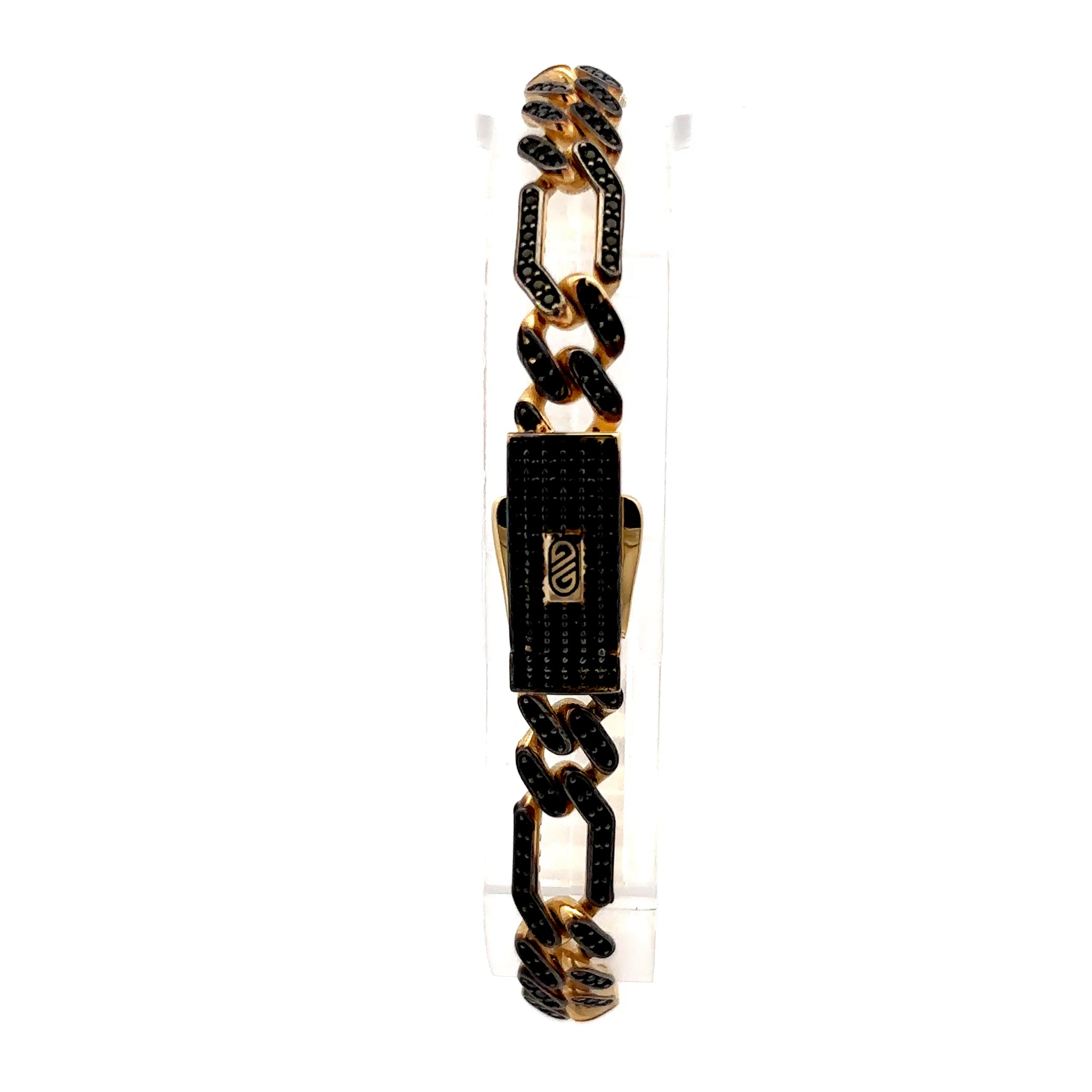 PULSERA DE ORO 14K CON BROCHE