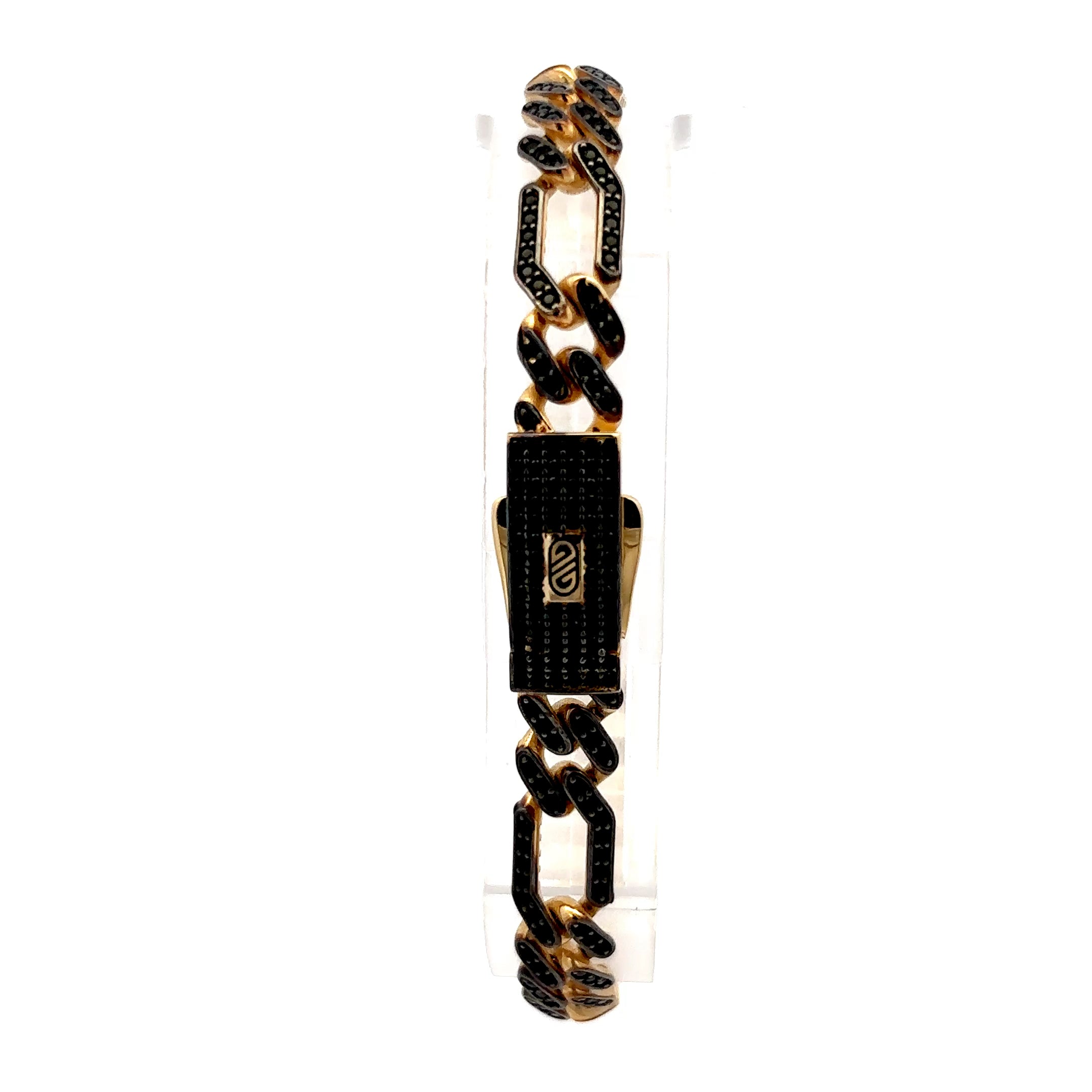 PULSERA DE ORO 14K CON BROCHE