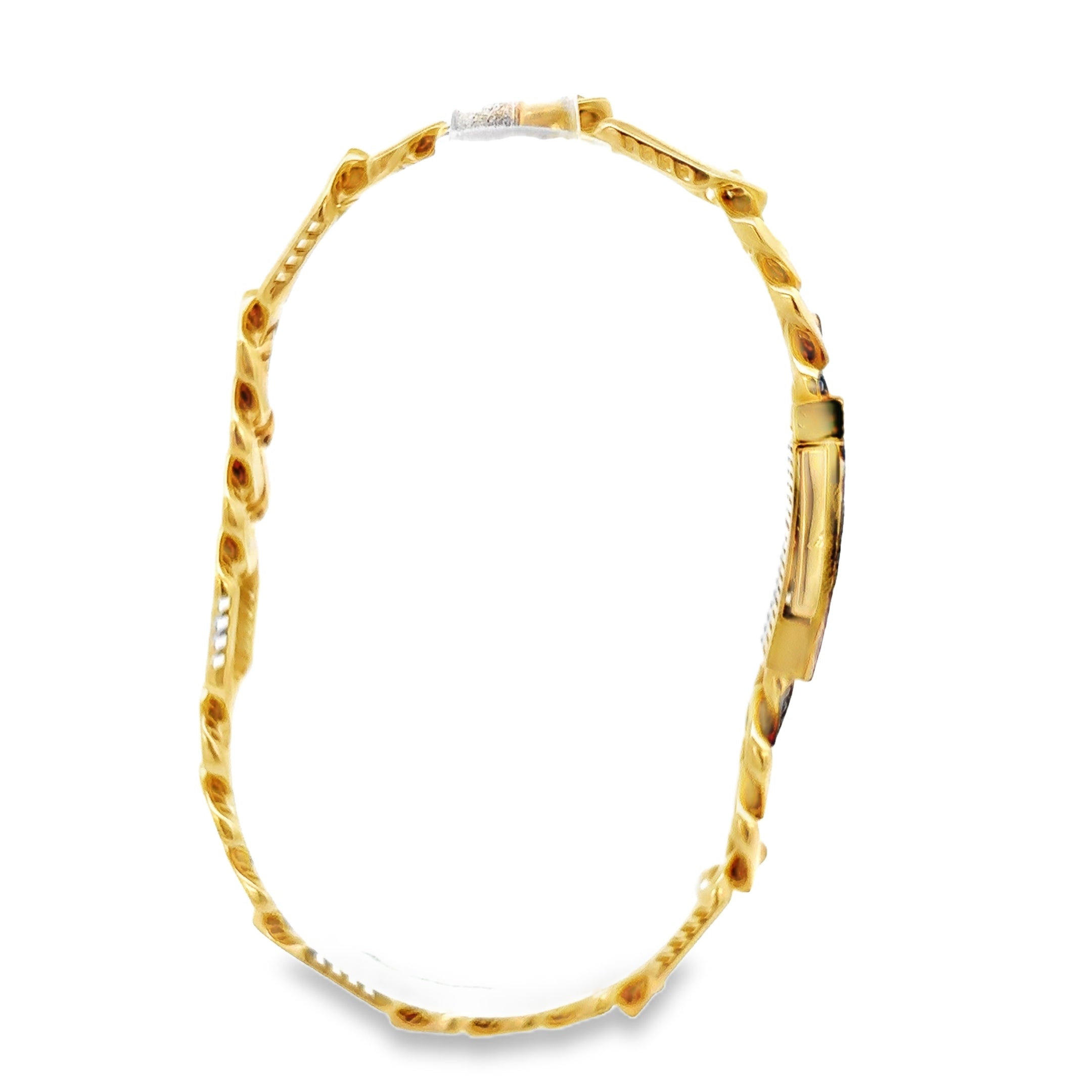 PULSERA DE ORO 14K CON BROCHE