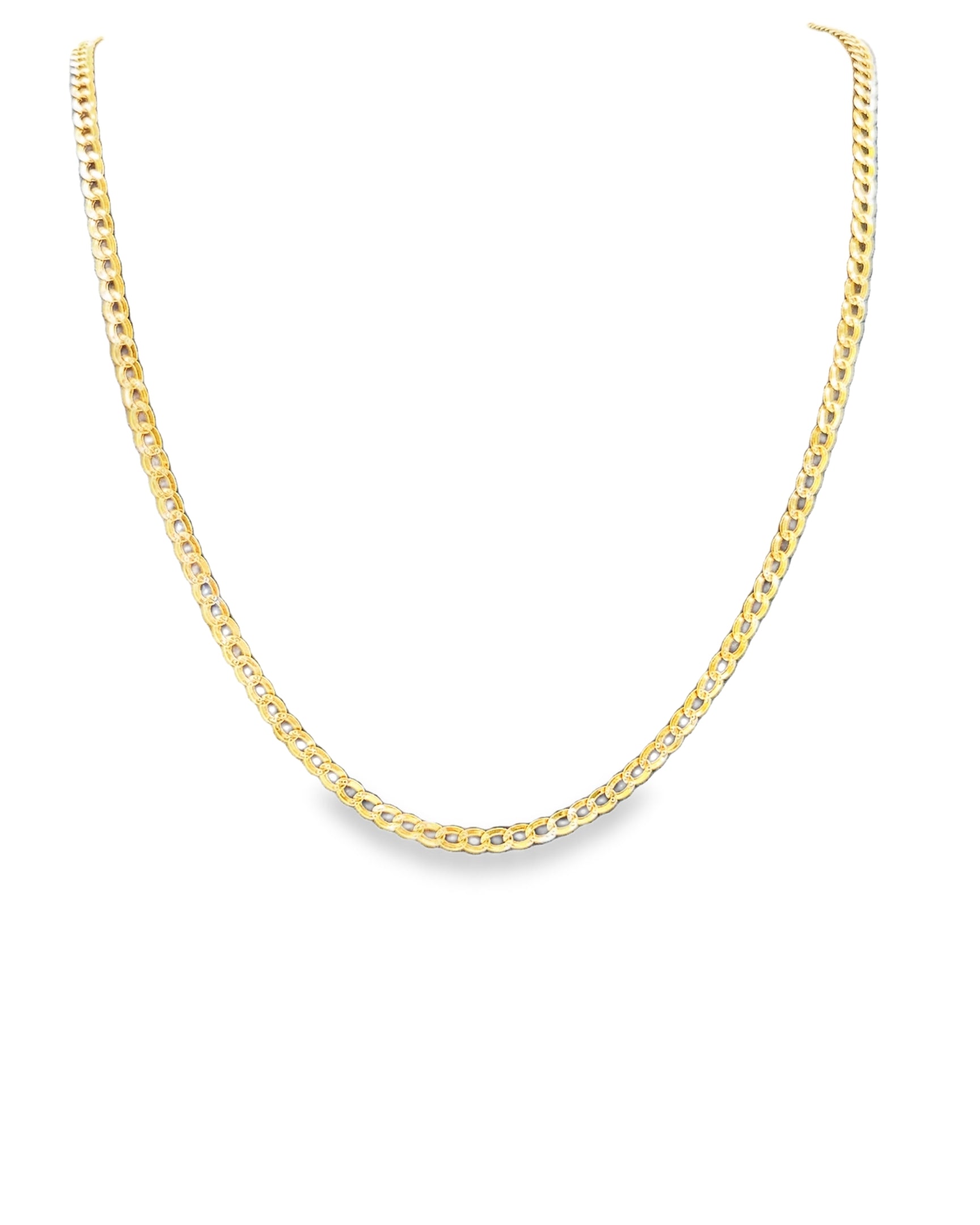 CADENA CUBANA DE ORO PAVE