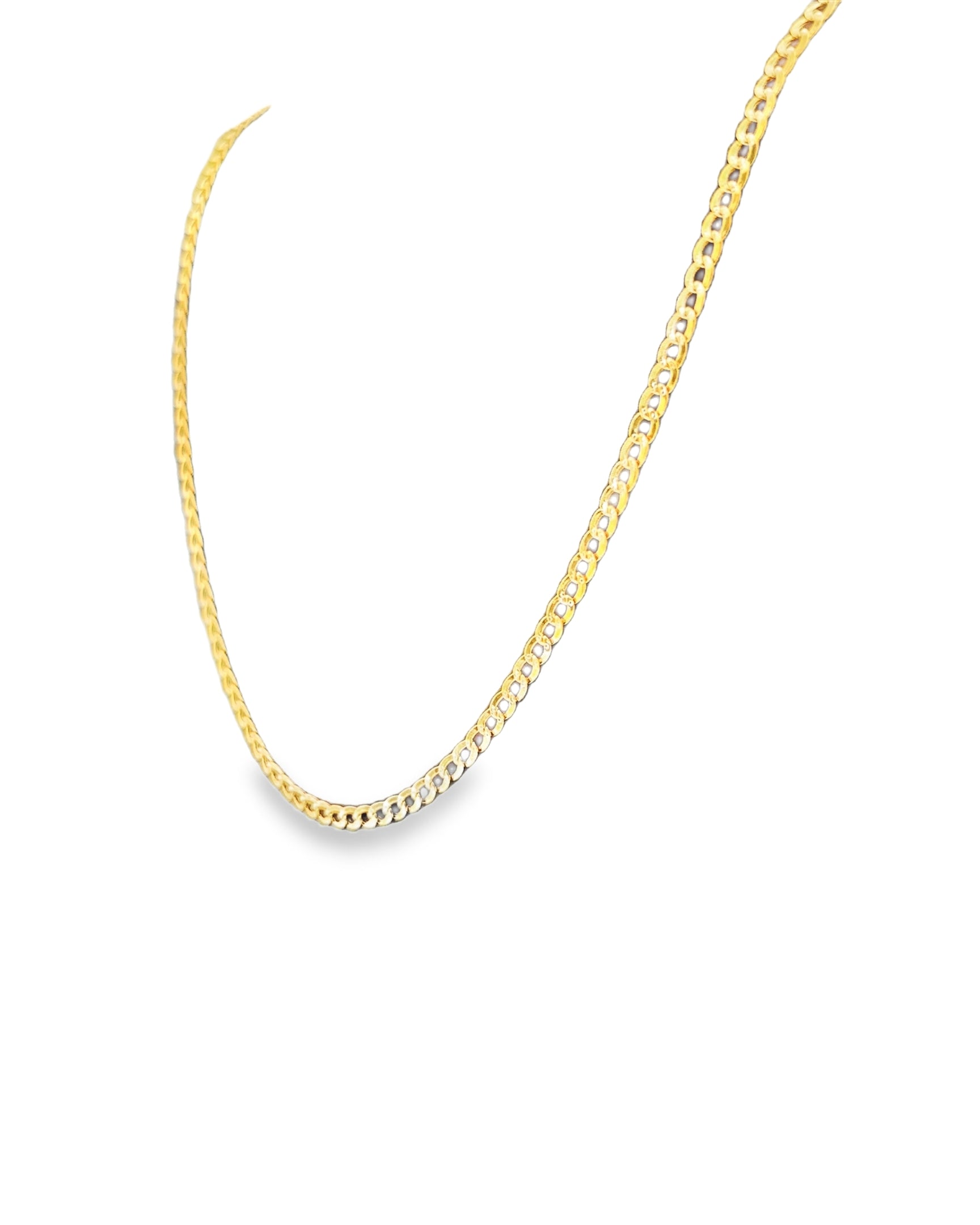 CADENA CUBANA DE ORO PAVE