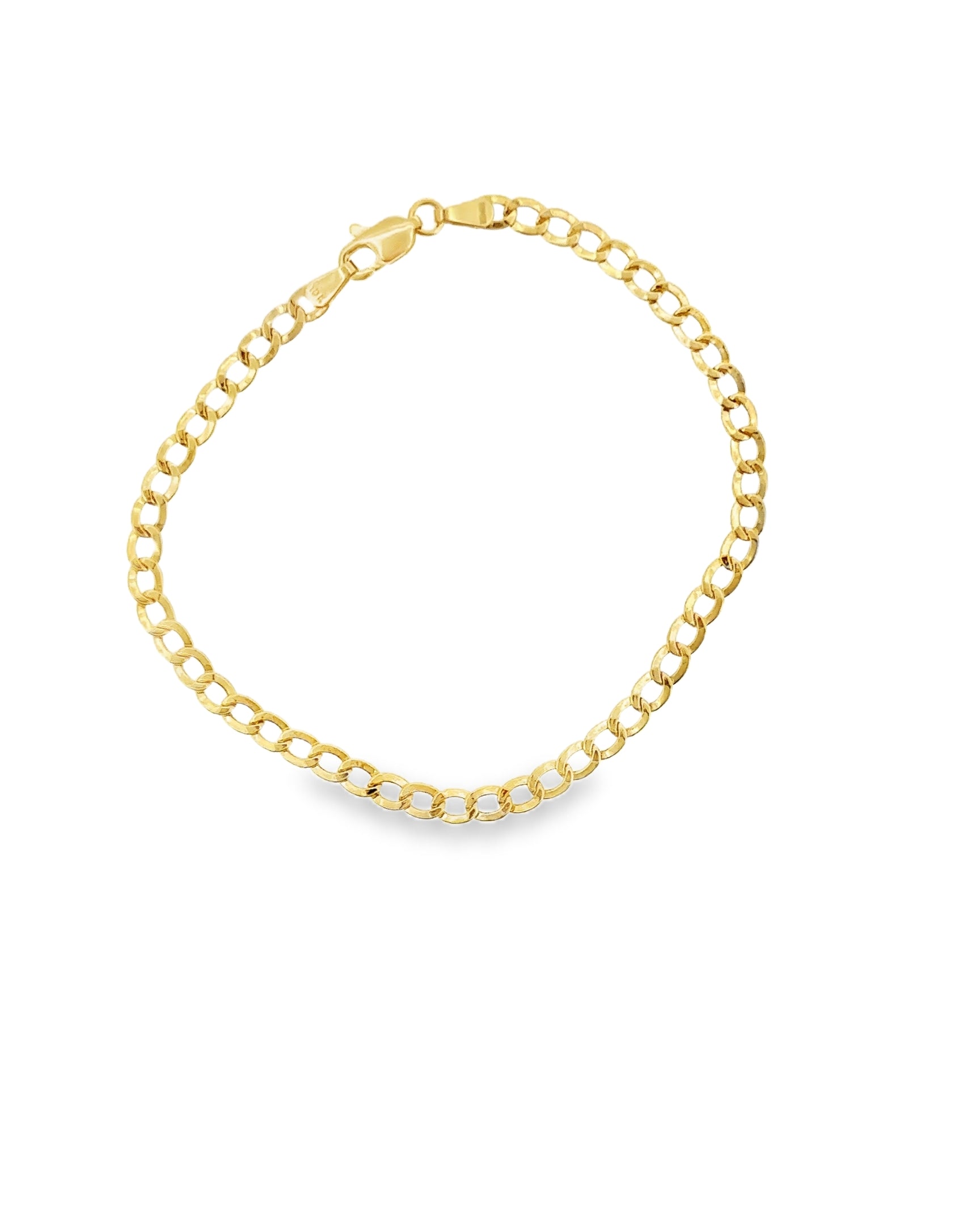 PULSERA CUBANA ORO AMARILLO