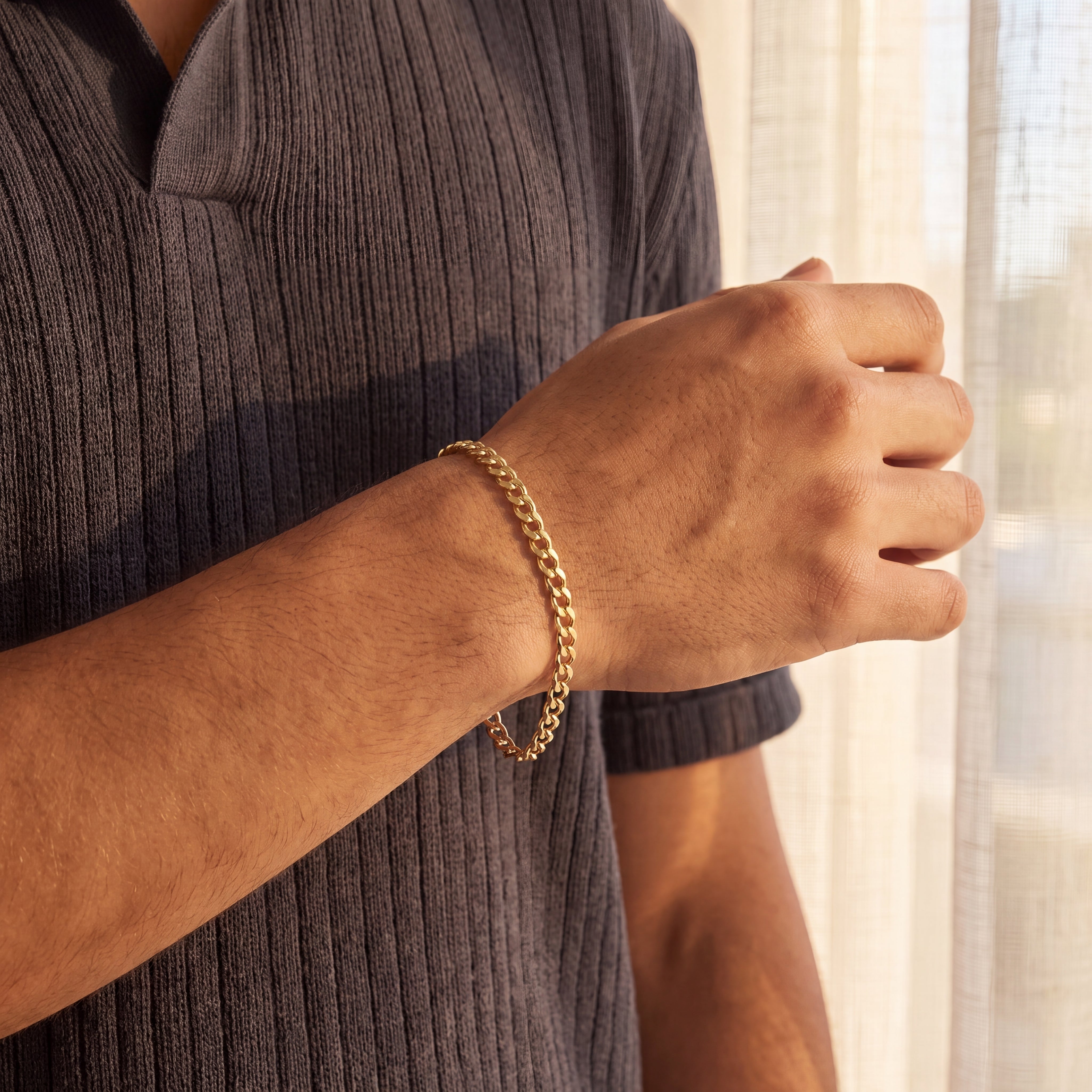 PULSERA DE ORO CUBANA