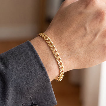 PULSERA CUBANA DE ORO
