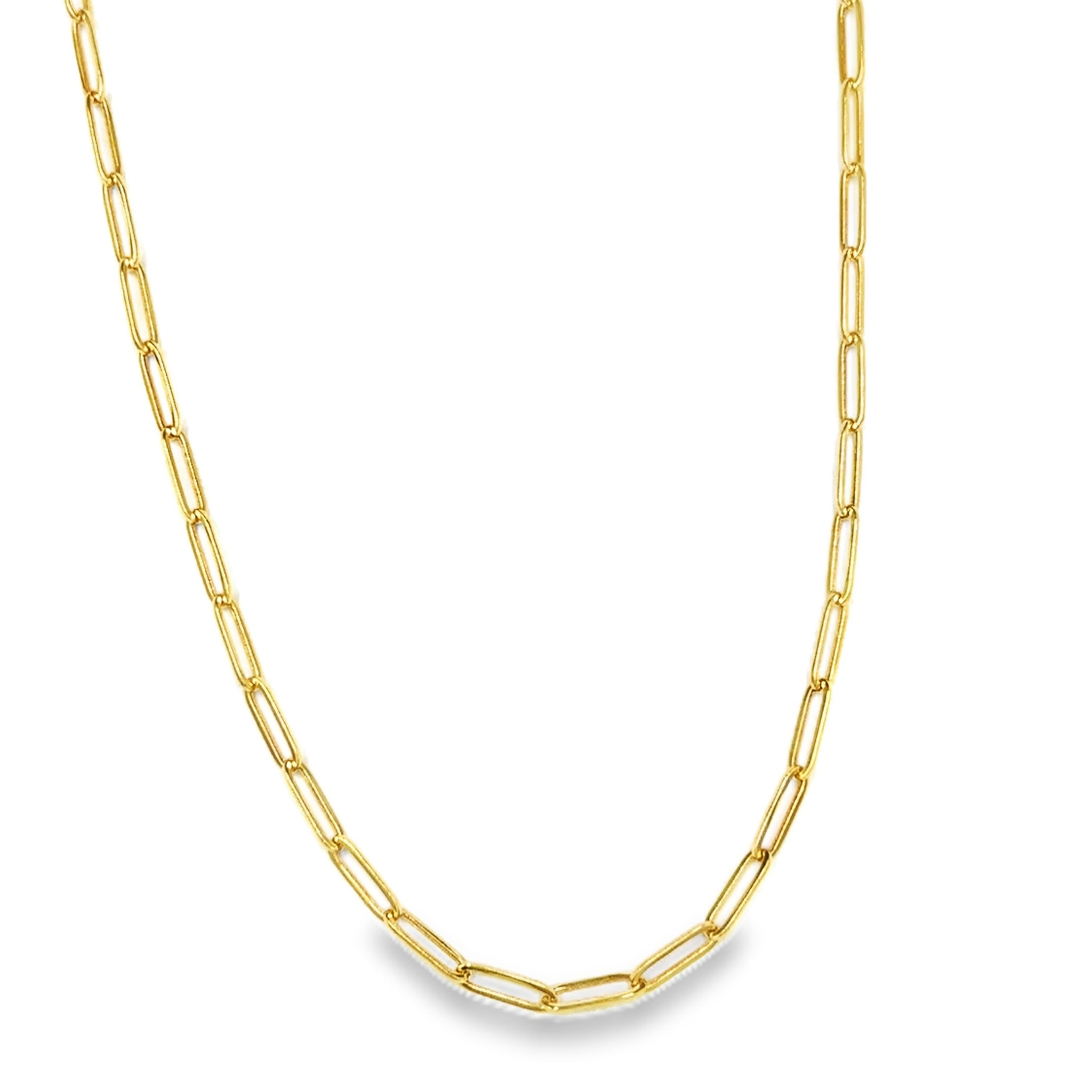 CADENA PAPER CLIP ORO 14K