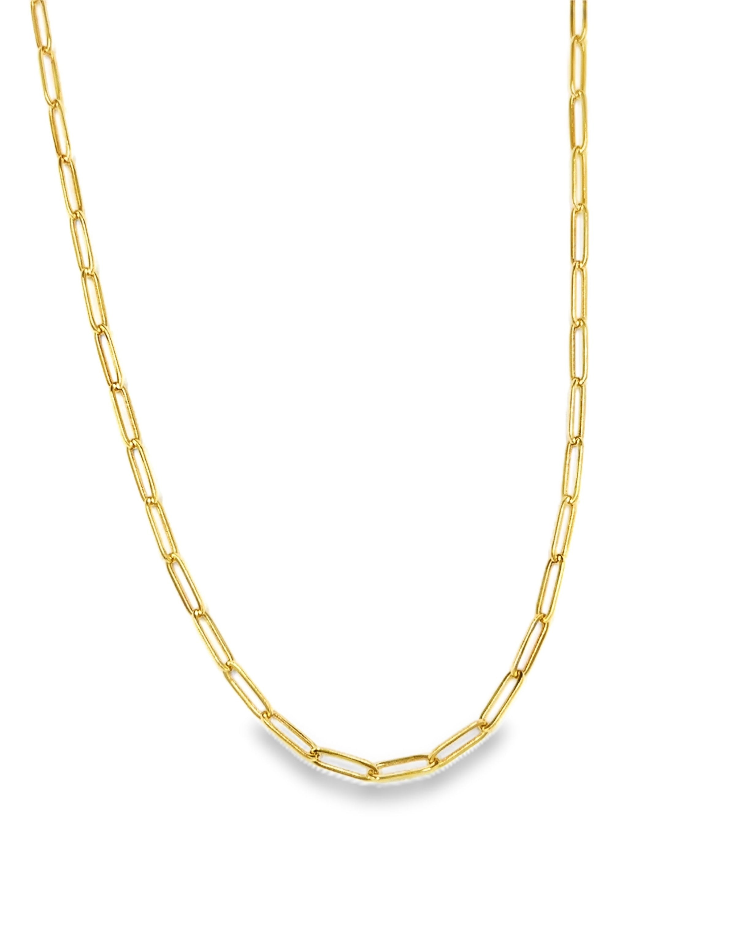 CADENA PAPER CLIP ORO 14K