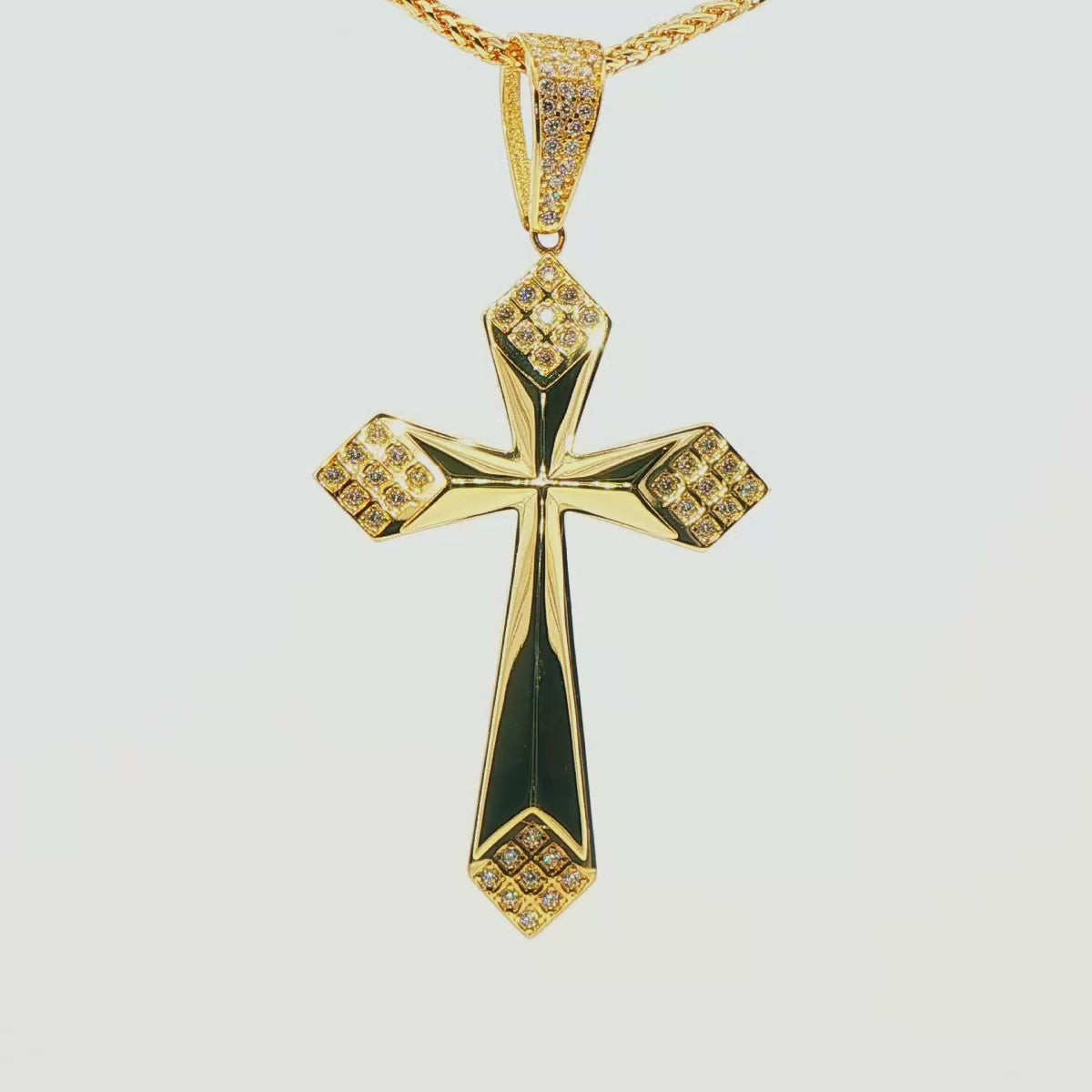 DIJE DE CRUZ EN ORO DE 14K