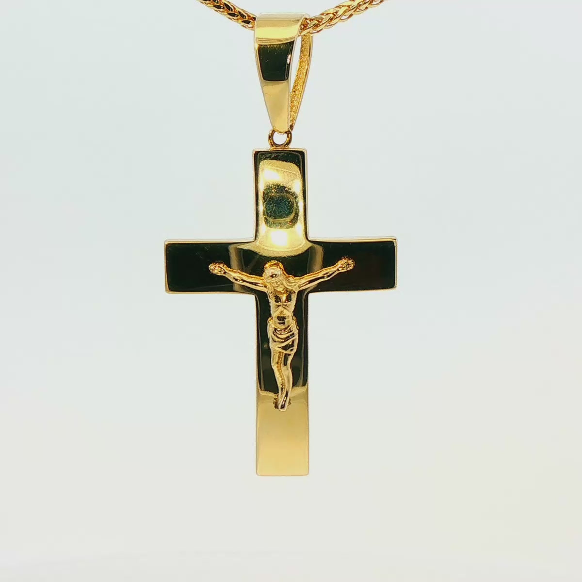 DIJE DE CRUZ EN ORO 14K