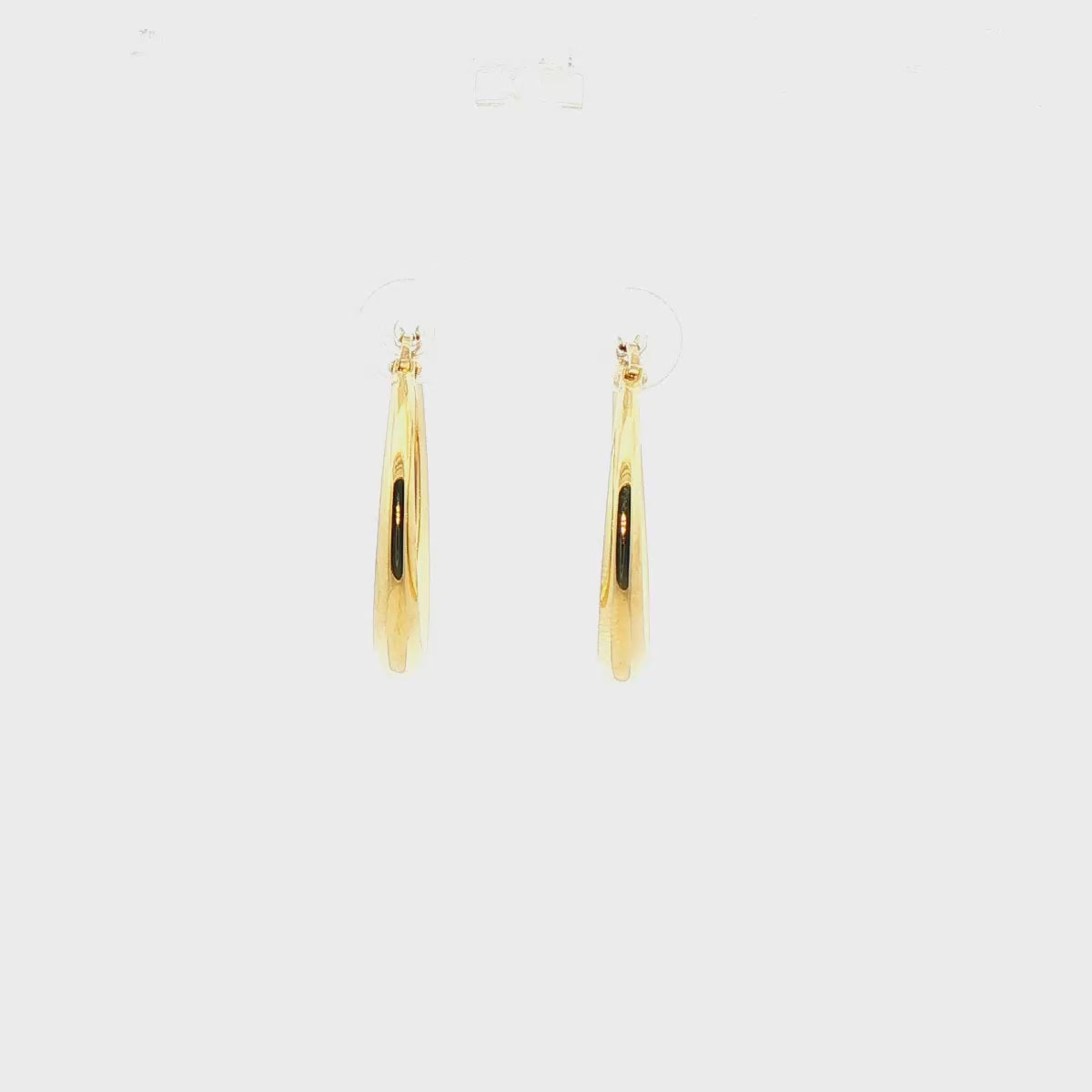 ARRACADAS LISAS DE ORO 14K