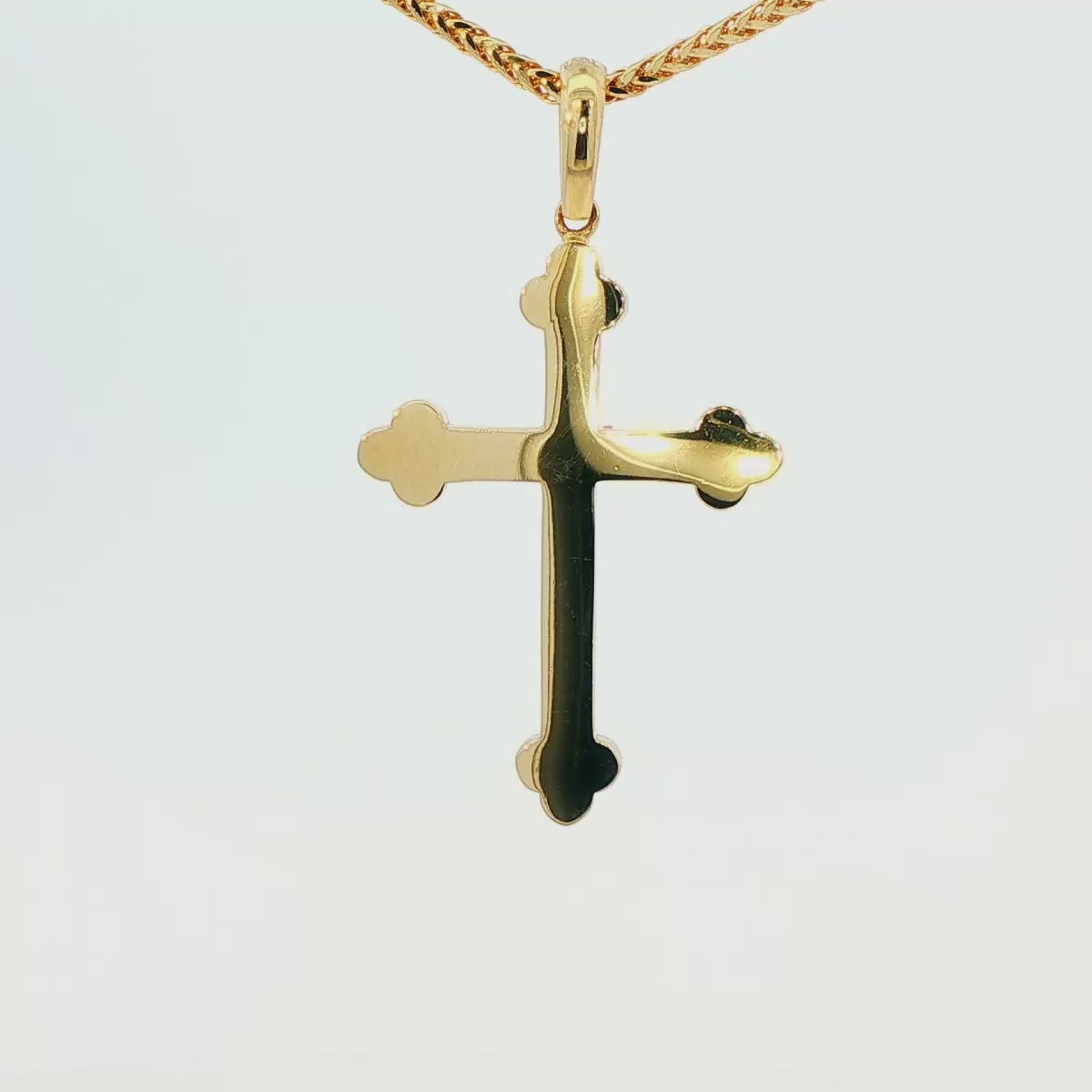 DIJE DE CRUZ EN ORO DE 14K