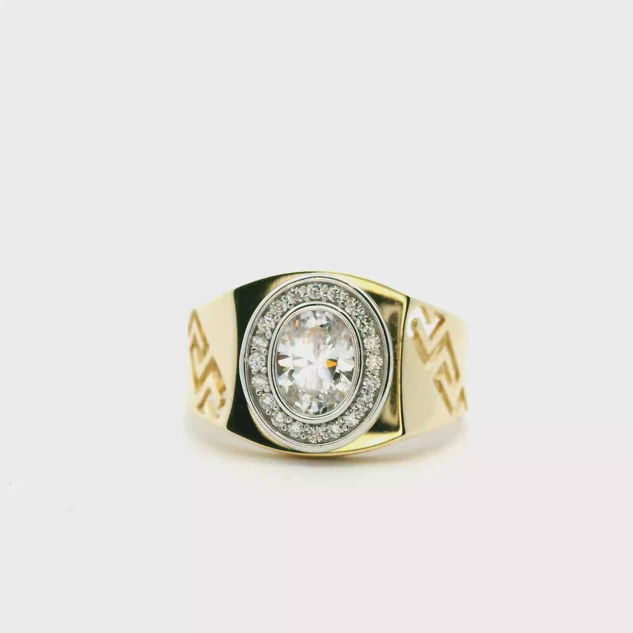 ANILLO ORO 14K CABALLERO