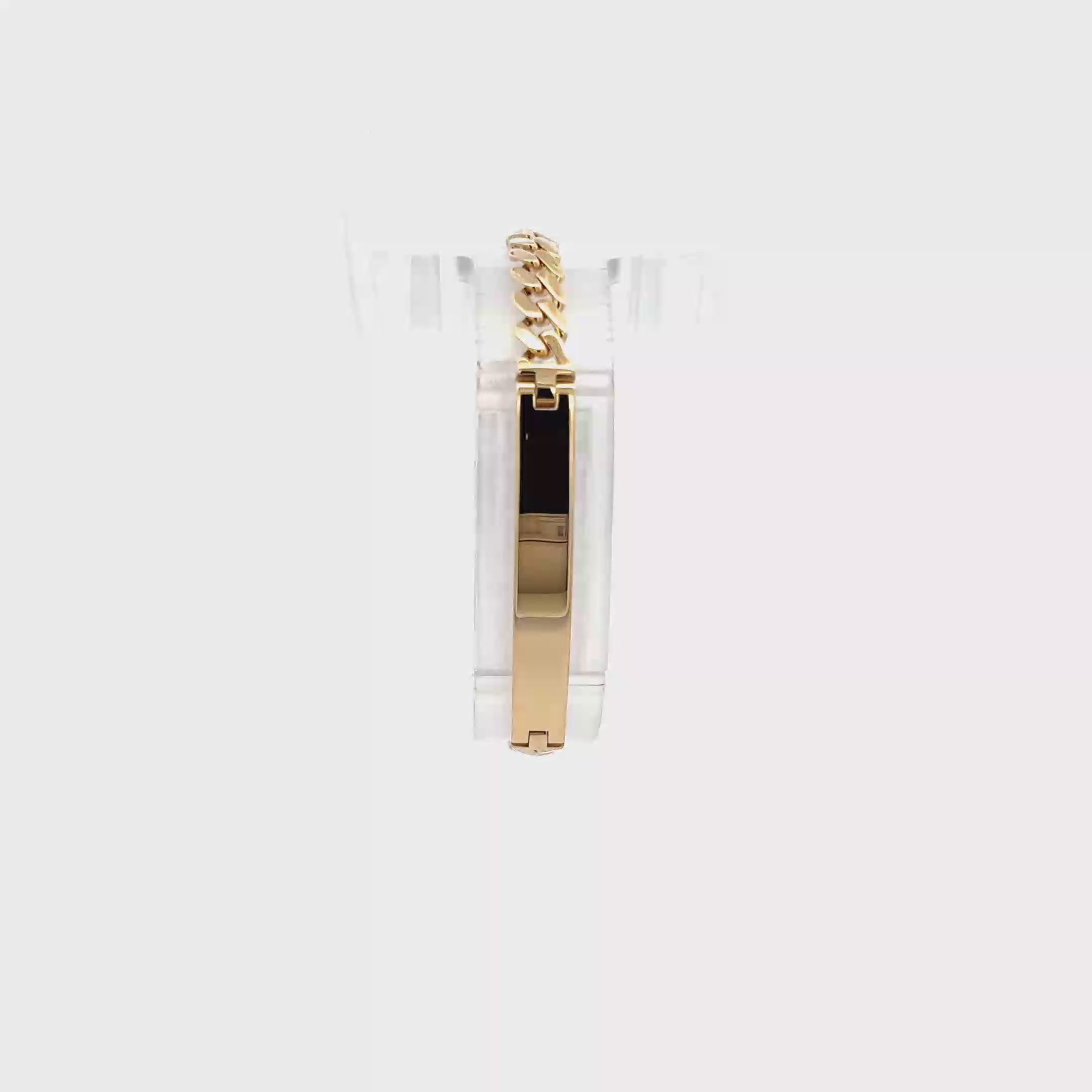 Esclava Exclusiva en Oro 14K con Zirconia Negra