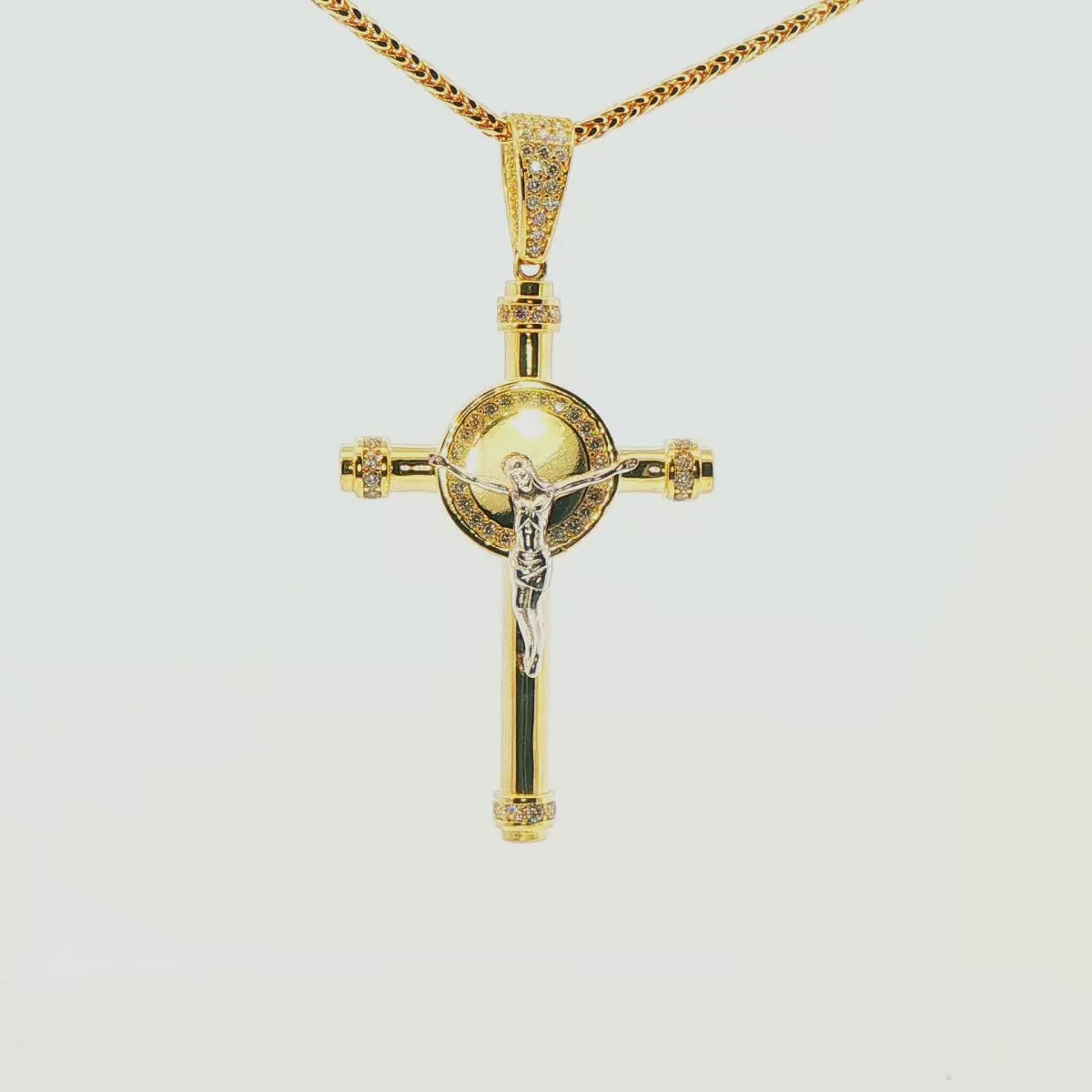 DIJE DE CRUZ EN ORO DE 14K