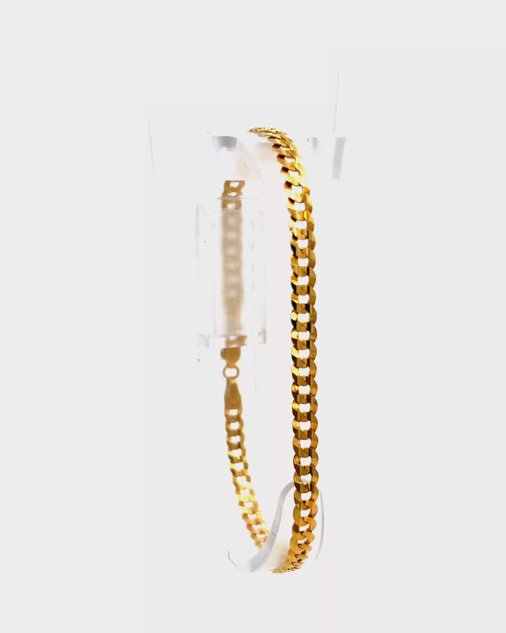 PULSERA BARBADA DE ORO 14K
