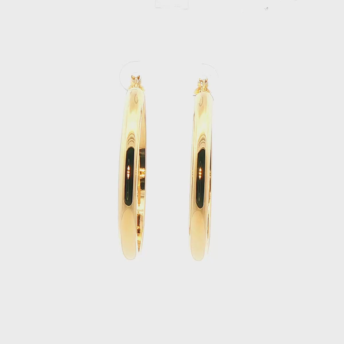 ARRACADAS LISAS DE ORO 14K