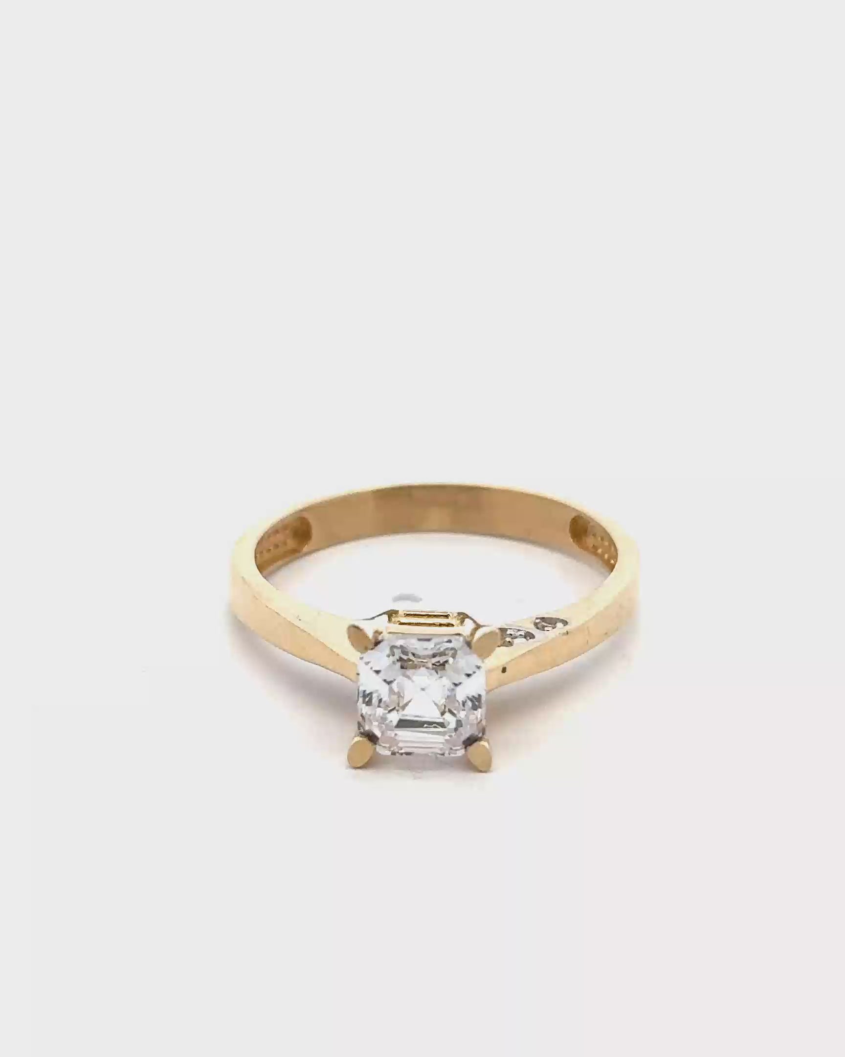 ANILLO ORO 14K DAMA