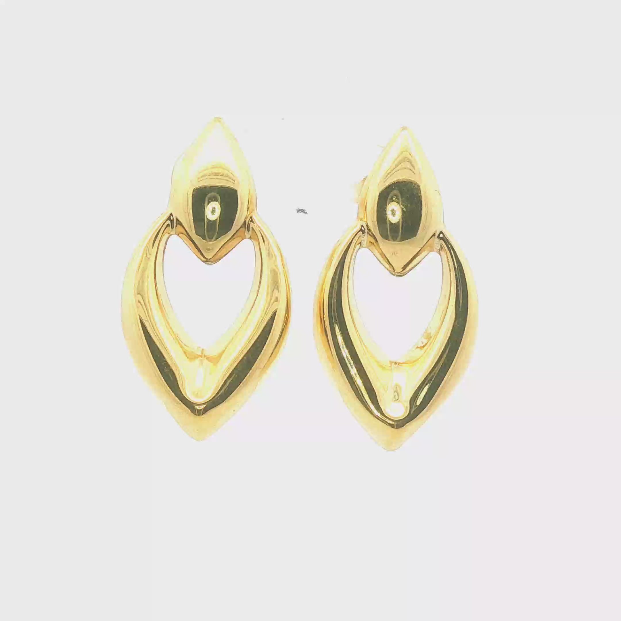 Aretes de Diseño en Oro 10K