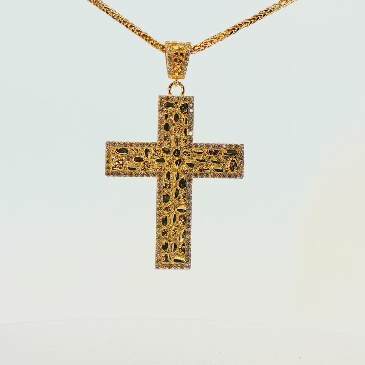 DIJE DE CRUZ EN ORO DE 14K