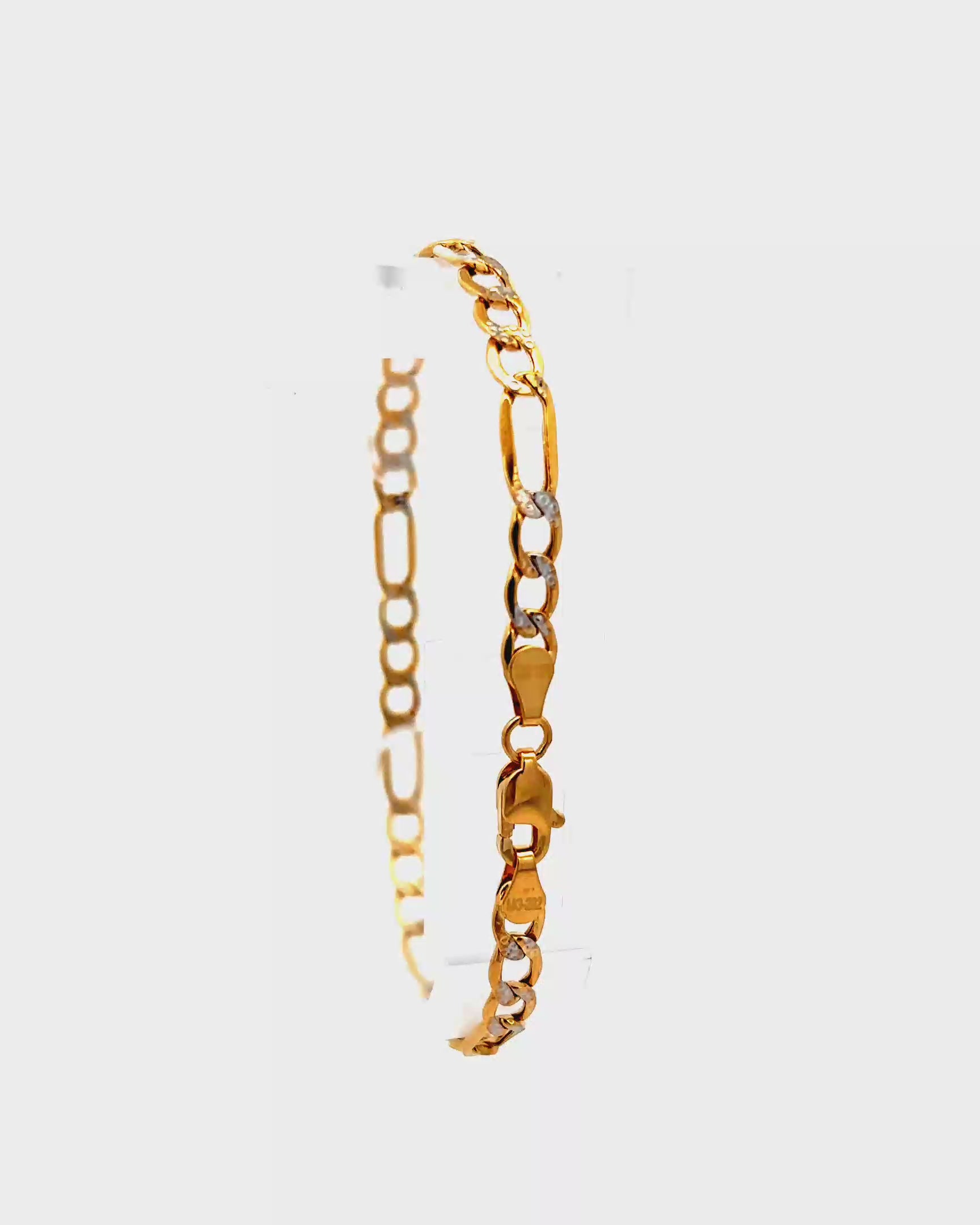 PULSERA DE TEJIDO ESPECIAL DE ORO 14K