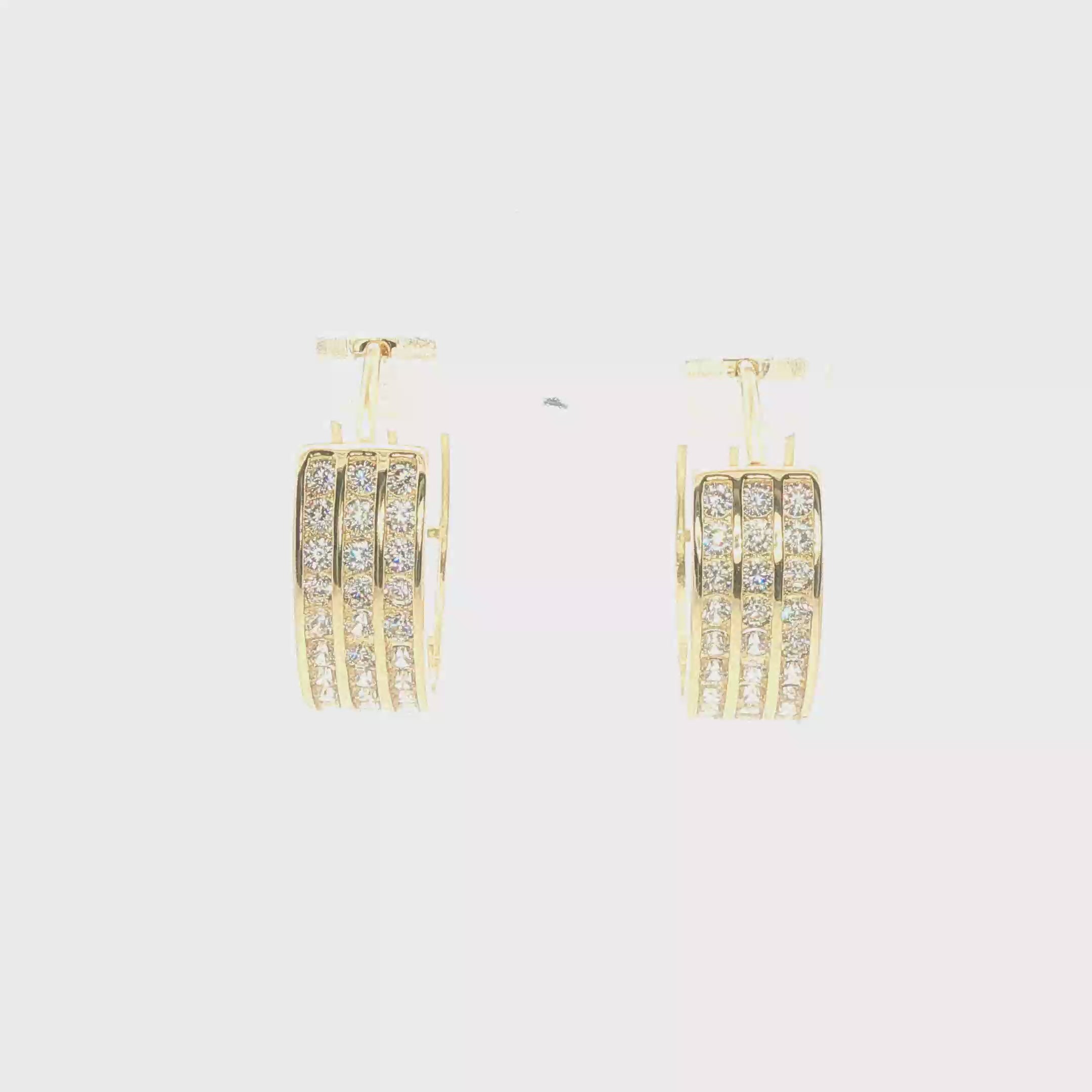 Arracadas de Diseño en Oro 10K