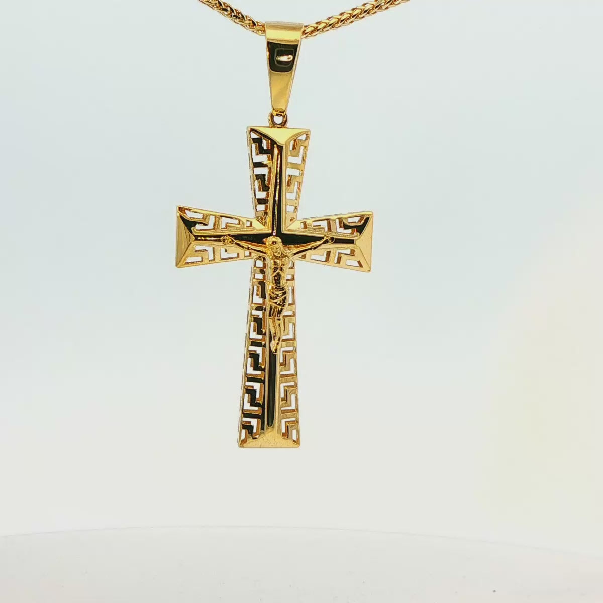 DIJE DE CRUZ EN ORO DE 14K