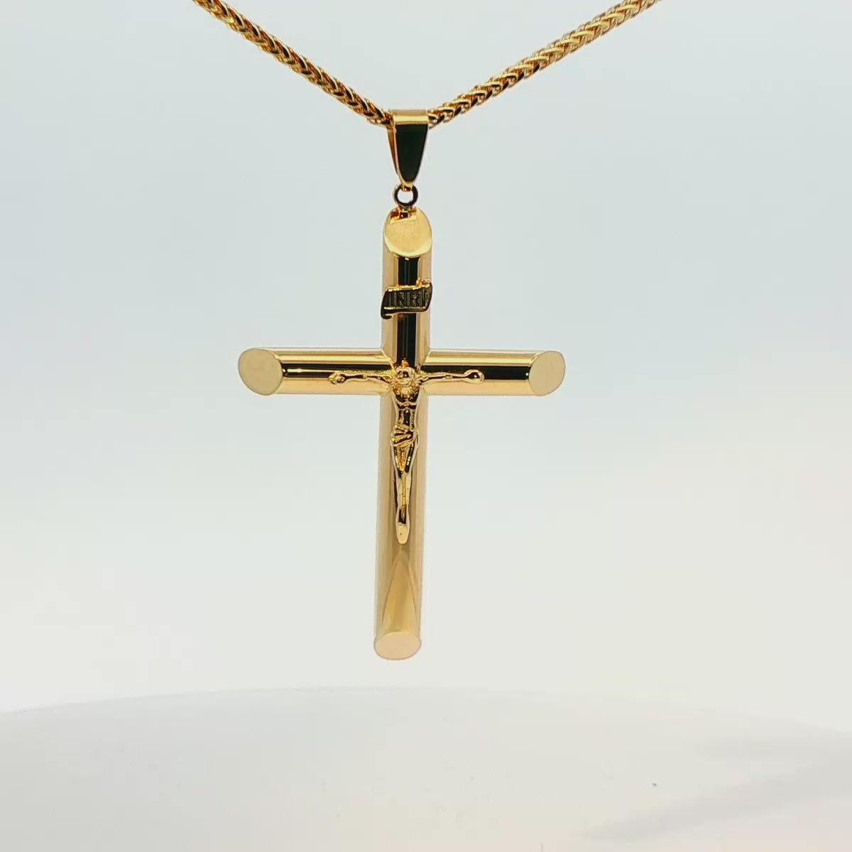 DIJE DE CRUZ EN ORO DE 14K