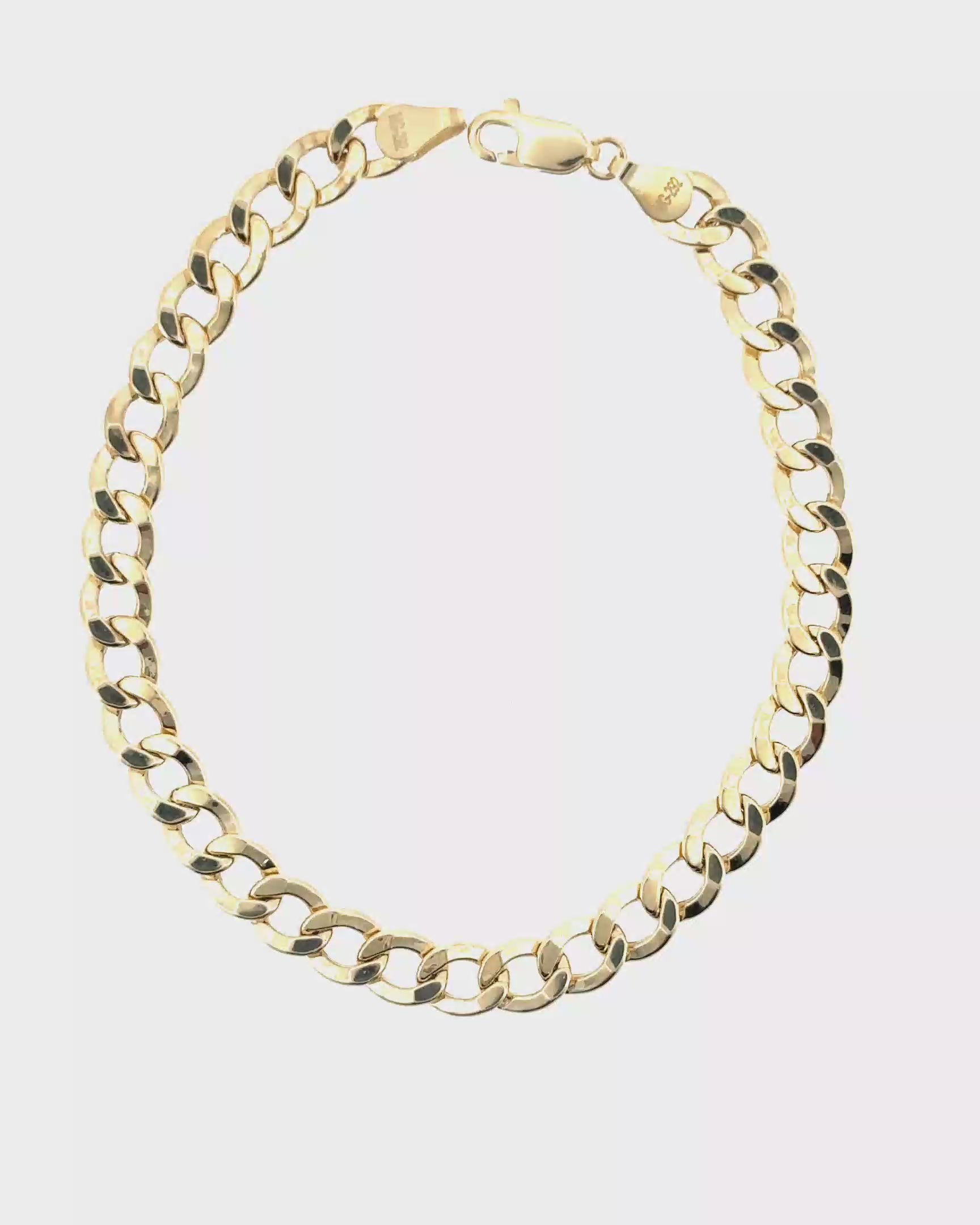 PULSERA CUBANA DE ORO