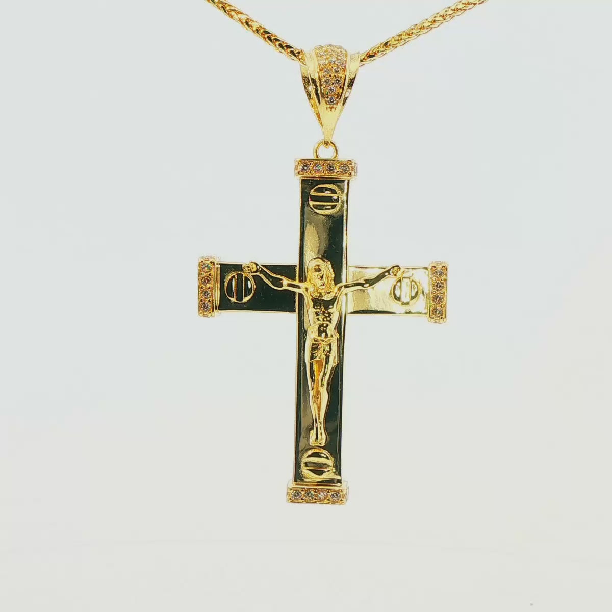 DIJE DE CRUZ EN ORO DE 14K