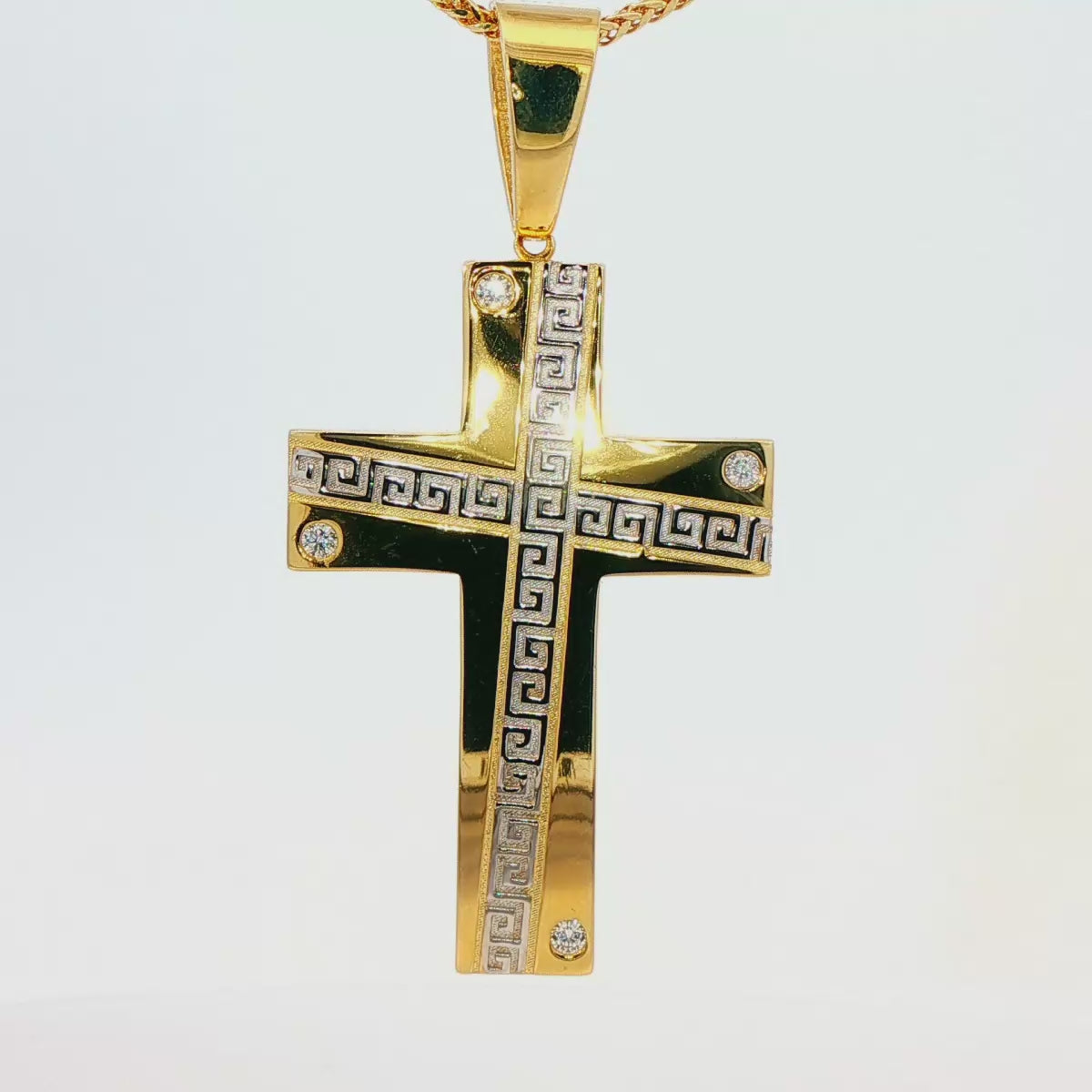 DIJE DE CRUZ EN ORO DE 14K