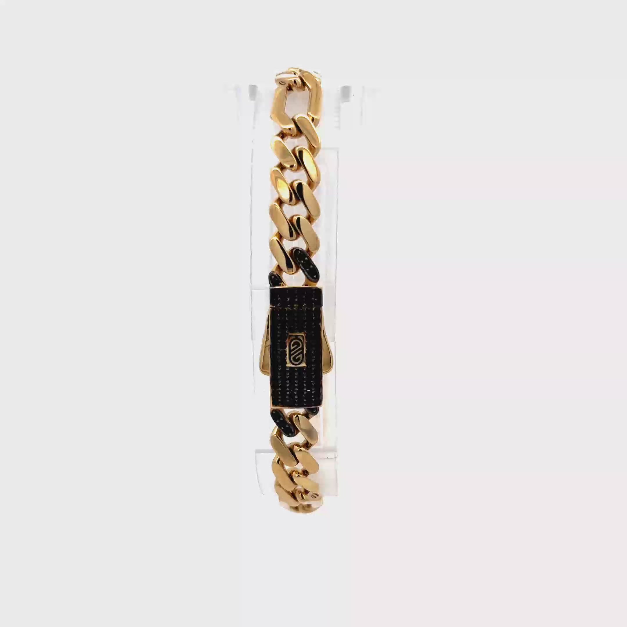 PULSERA DE ORO 14K CON BROCHE