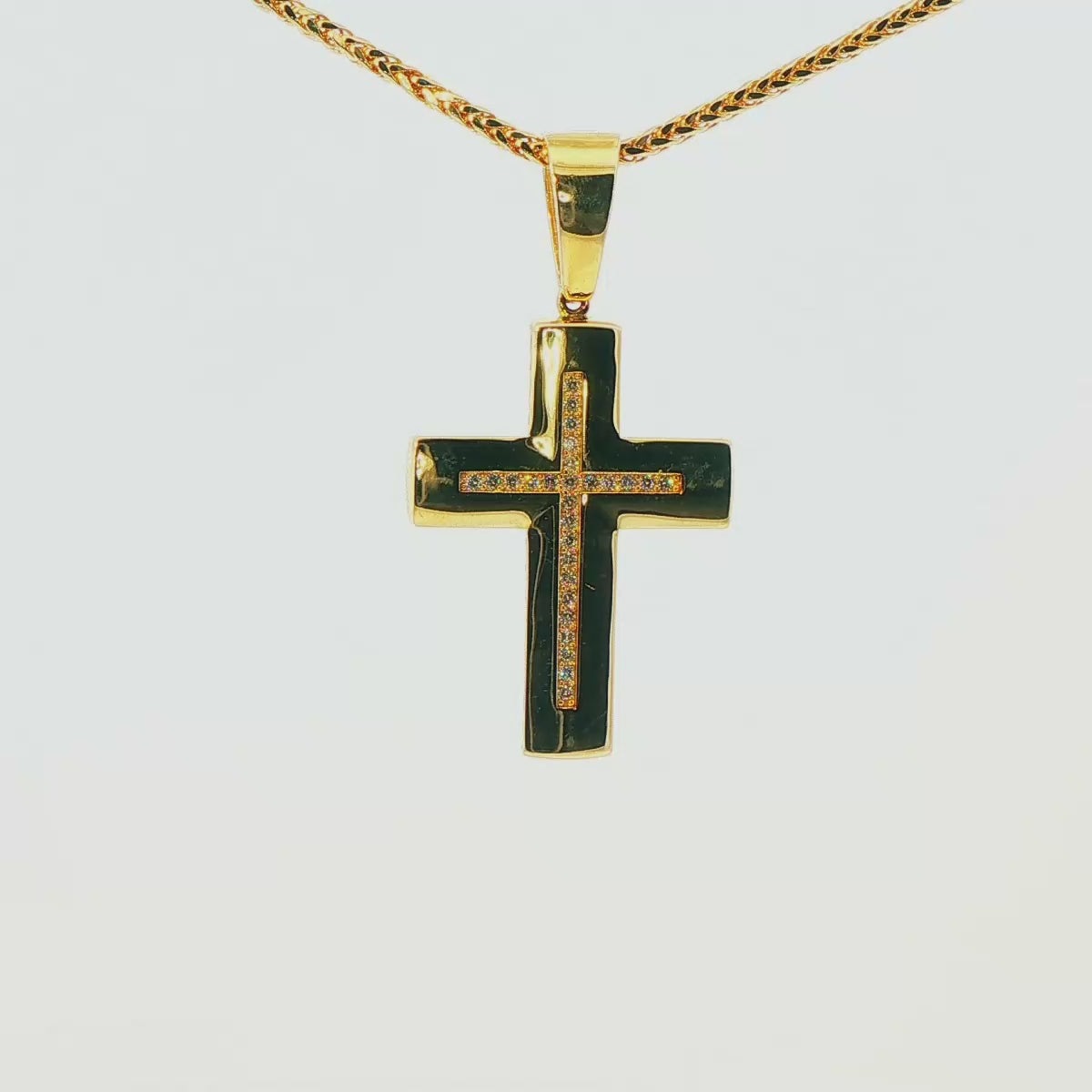 DIJE DE CRUZ EN ORO DE 14K