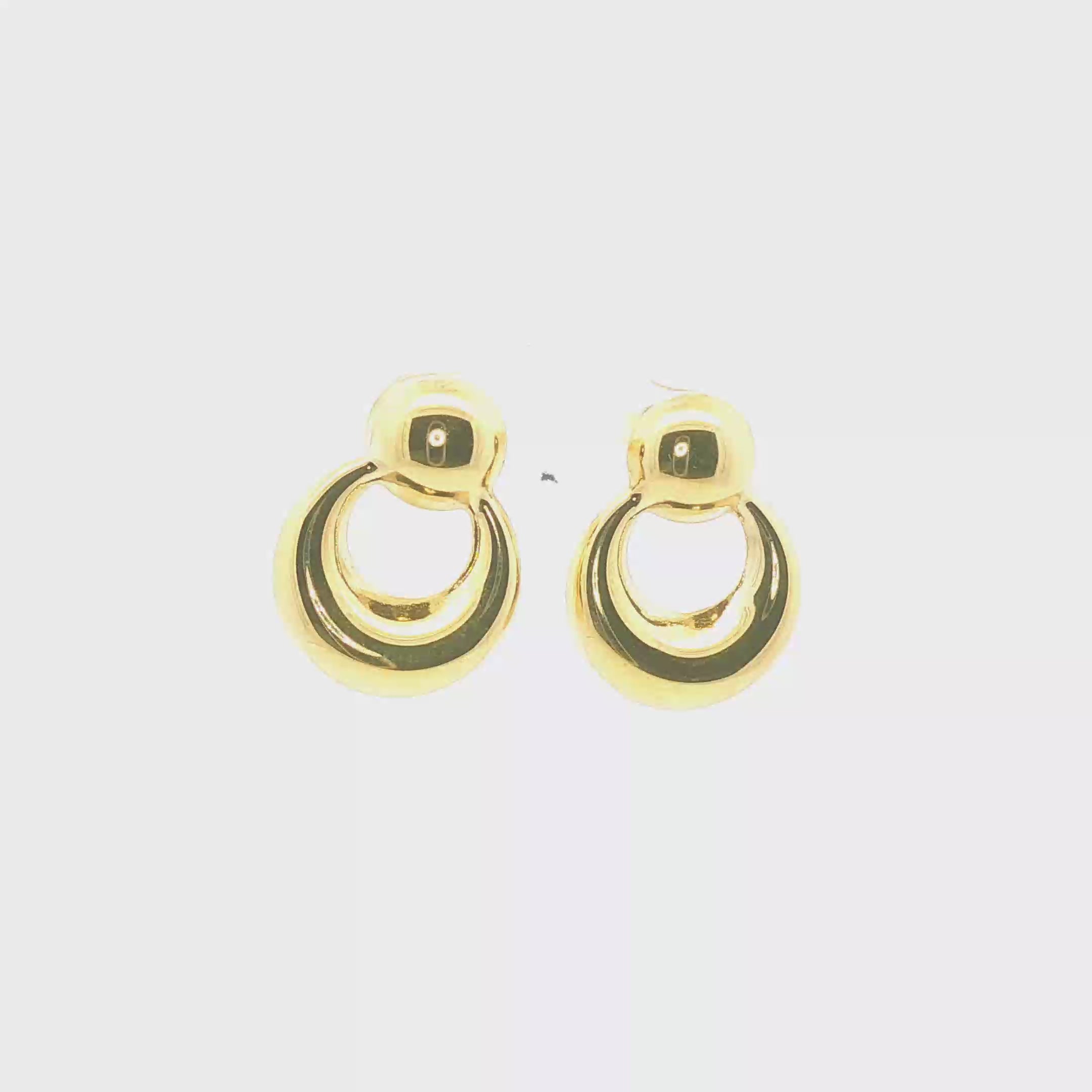 Aretes de Diseño en Oro 10K