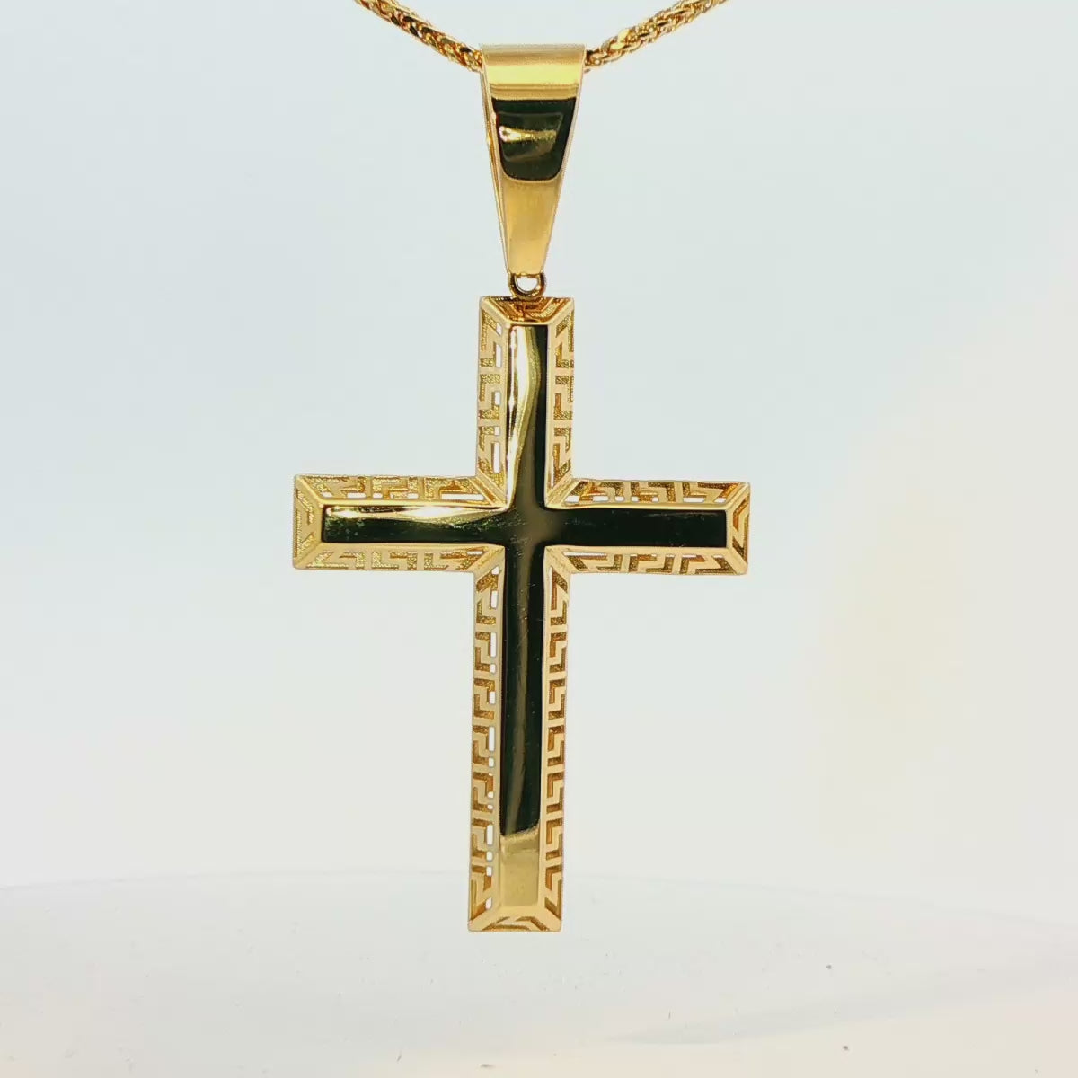 DIJE DE CRUZ EN ORO DE 14K