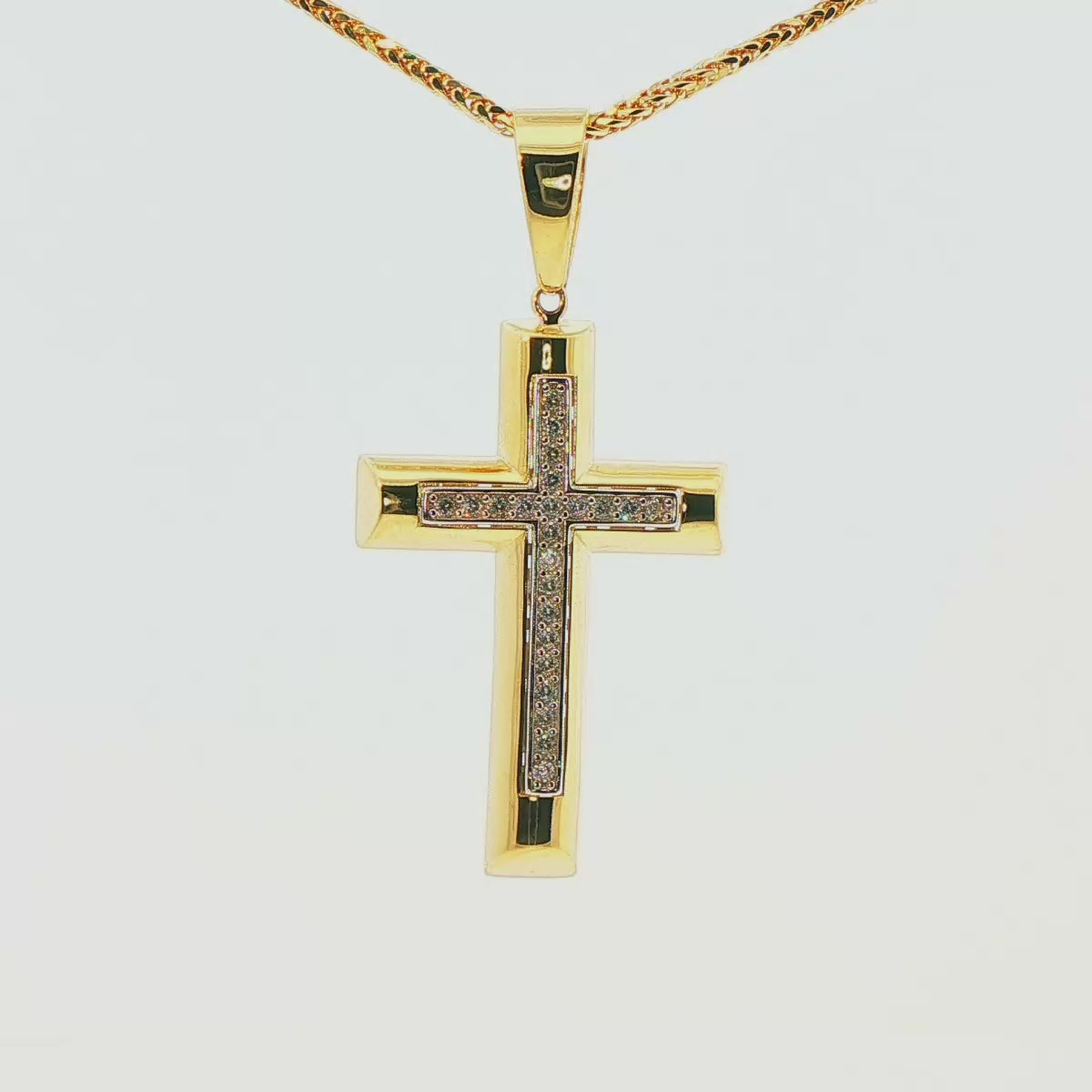 DIJE DE CRUZ EN ORO DE 14K